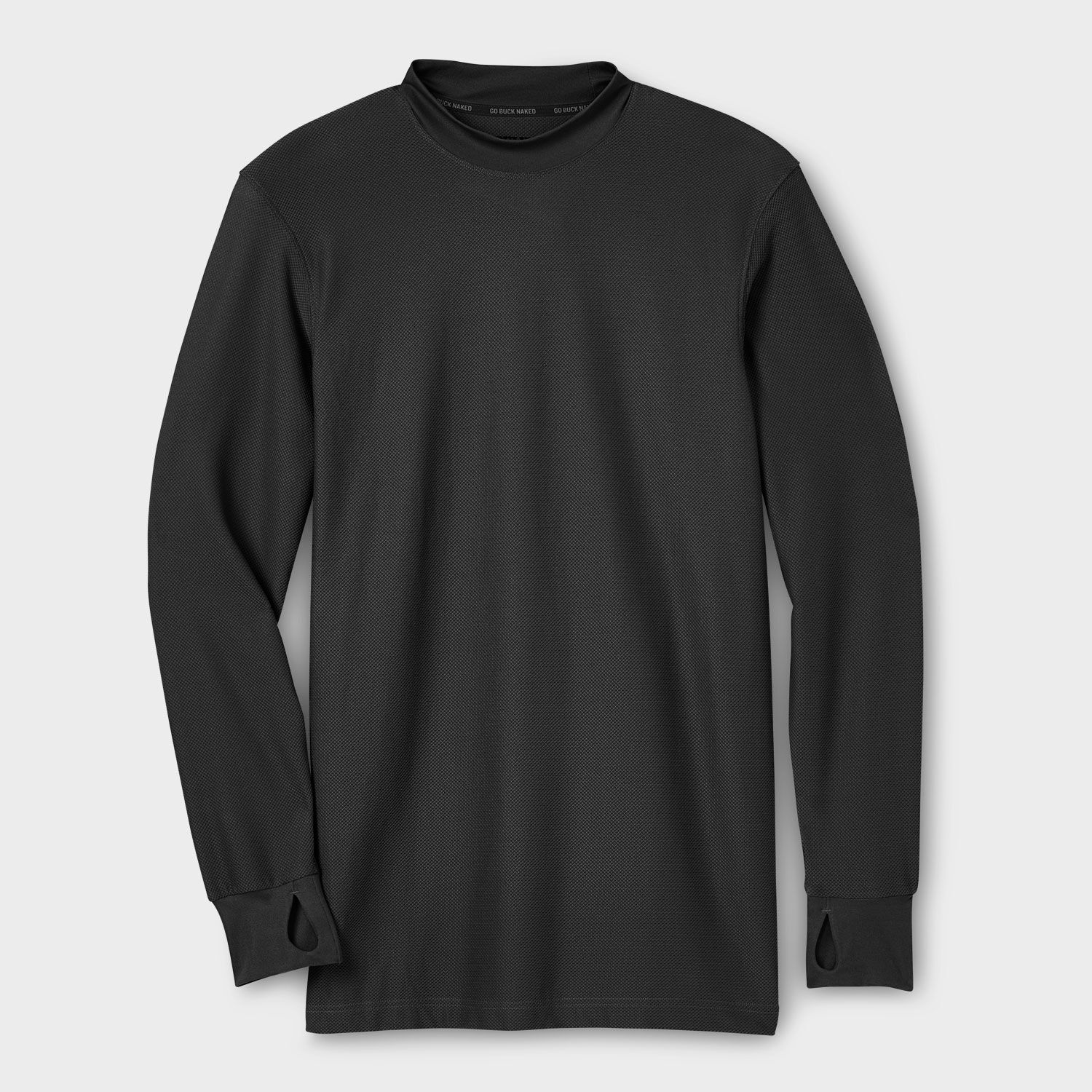 Men's Buck Naked Performance Base Layer Mock Neck Shirt | Duluth