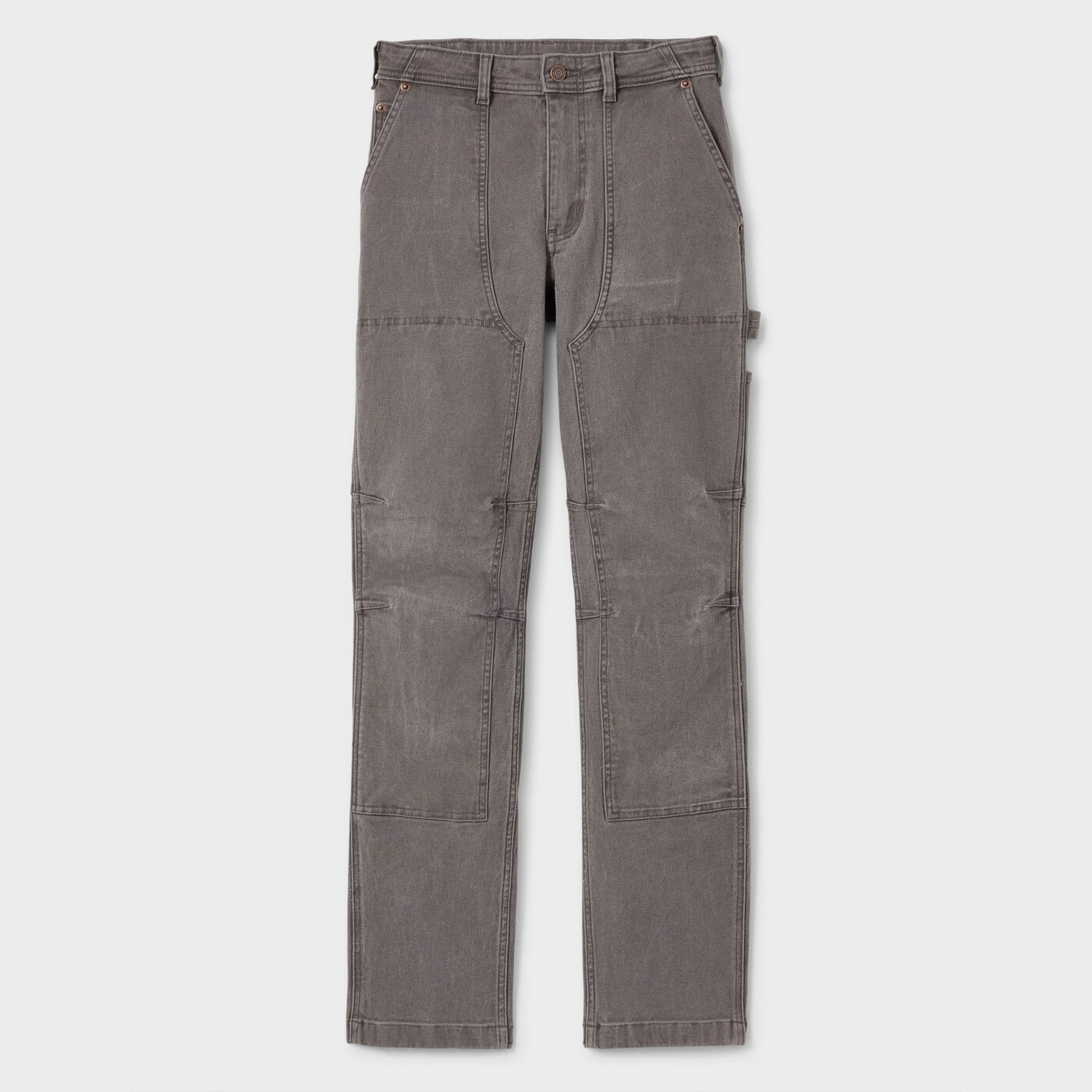 Women's VintageFlex Fire Hose Hi-Rise Straight Leg Pants — Washed Black by Duluth Trading Co.