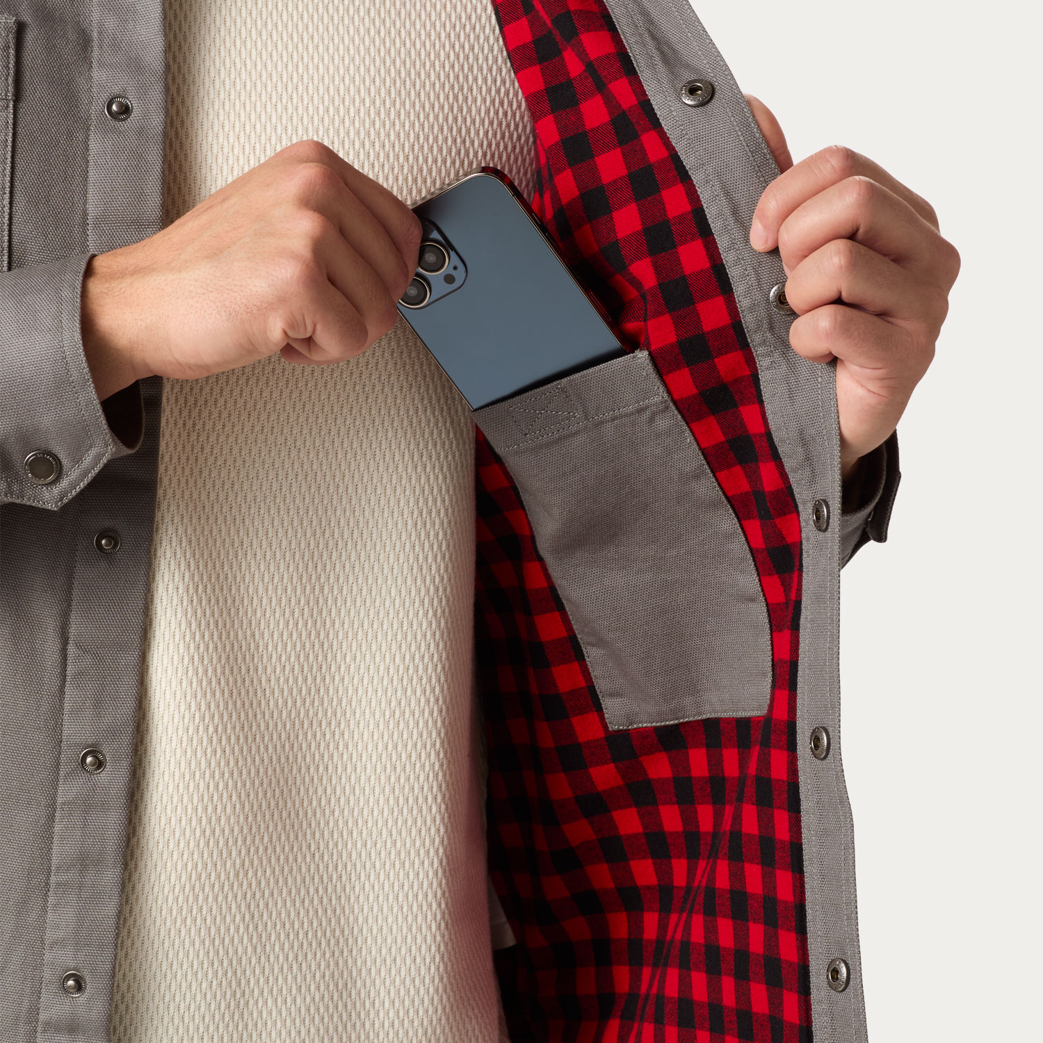 Men's Fire Hose Flannel-Lined Standard Fit Limber Jac
