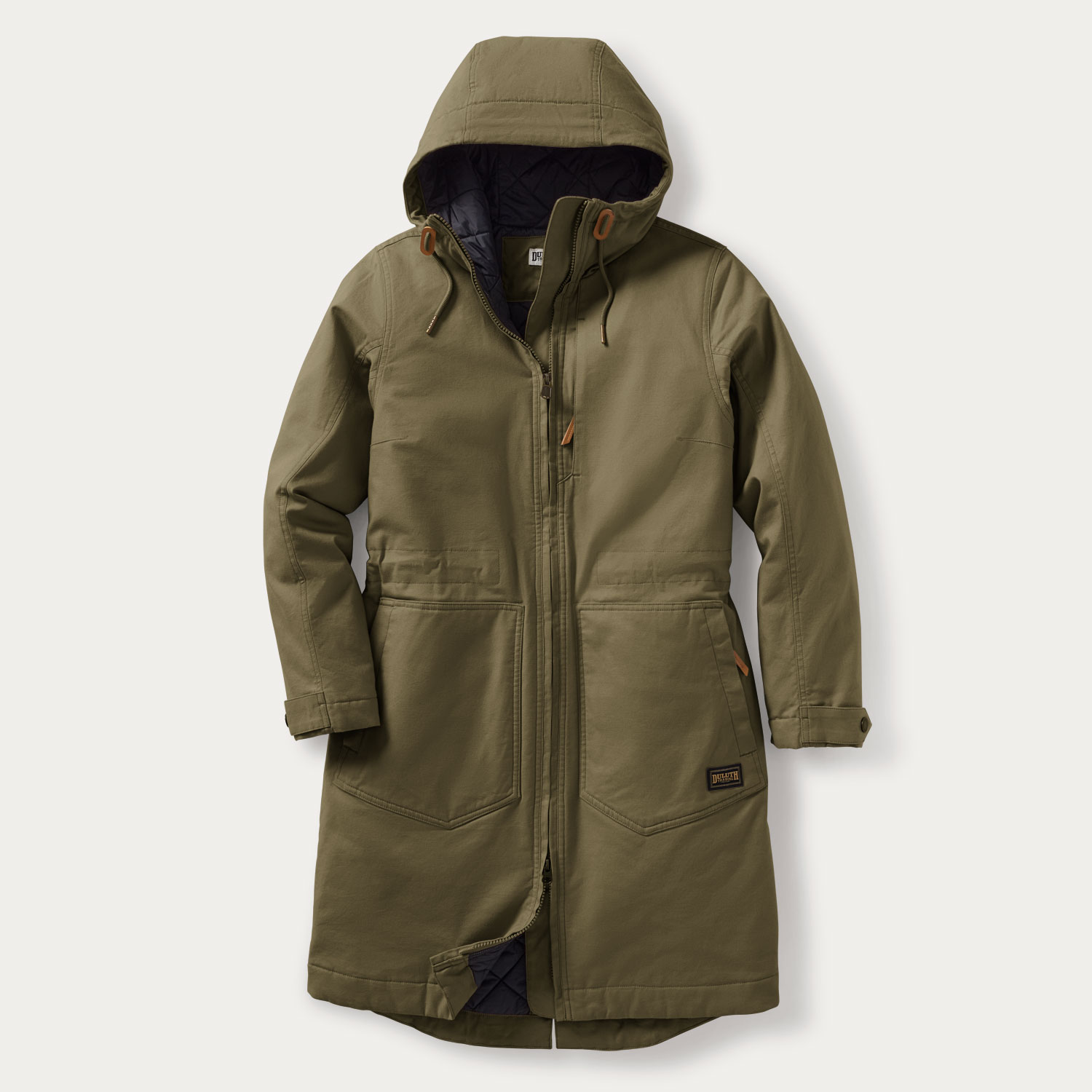 Women's Fire Hose Lightweight Insulated Coat
