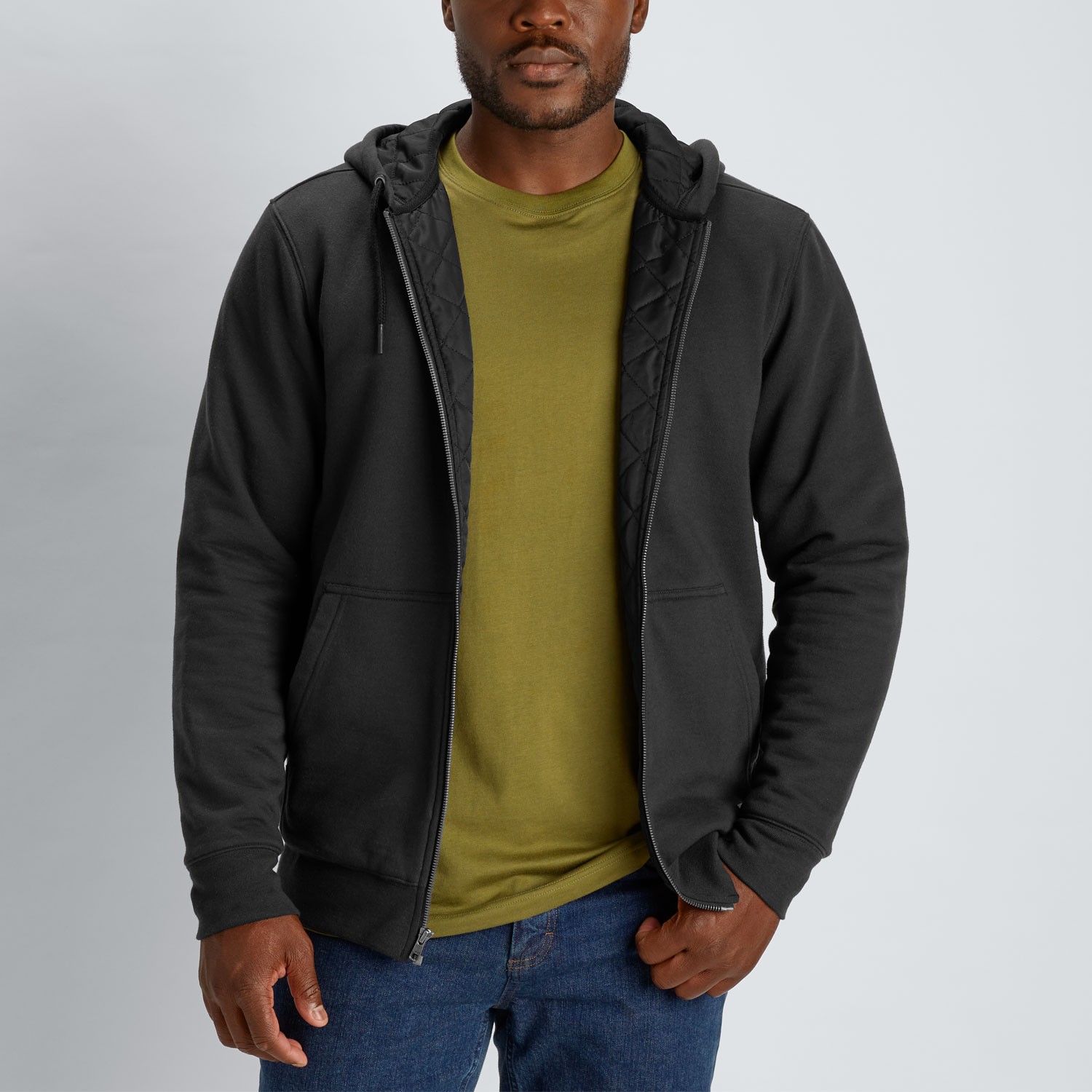 Butcher Products ジップアップ フーディー 40 Men's 40 Grit Lined Full Zip Hoodie | Duluth Trading Company