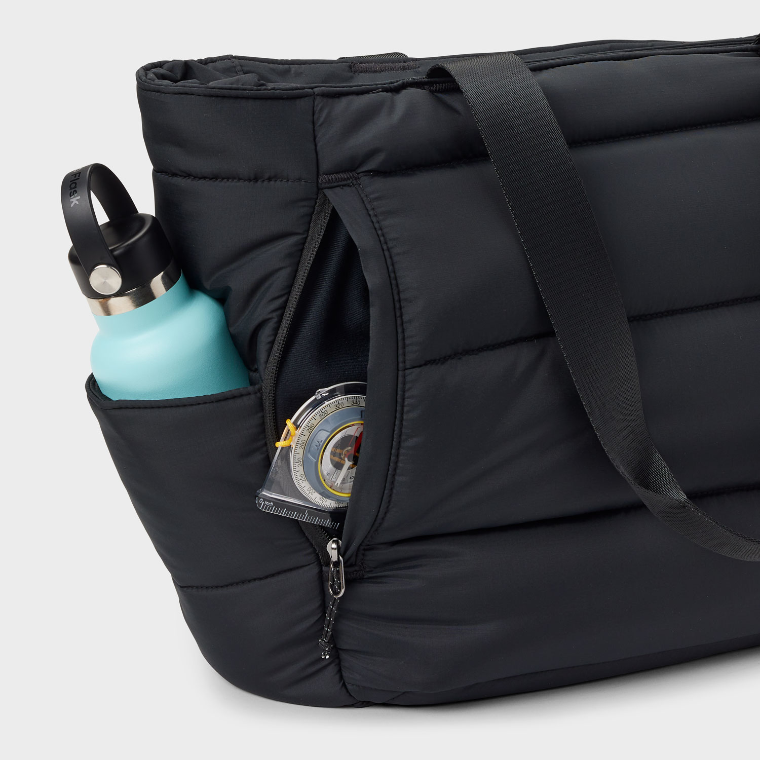 Puffin Quilted Tote Bag