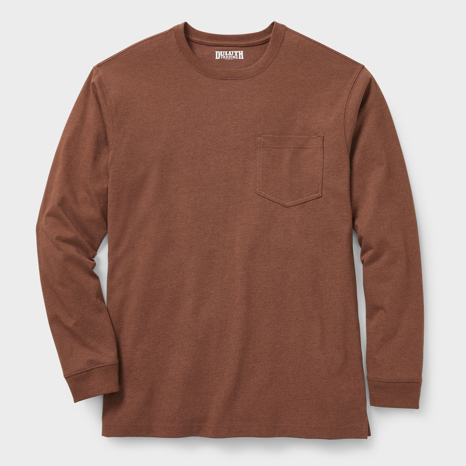 Men's Longtail T Standard Fit Long Sleeve Pocket Crew