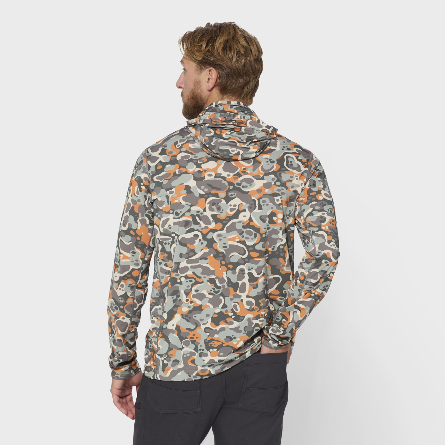 Men's AKHG Sunflare High-UPF Cooling Gaiter Hoodie