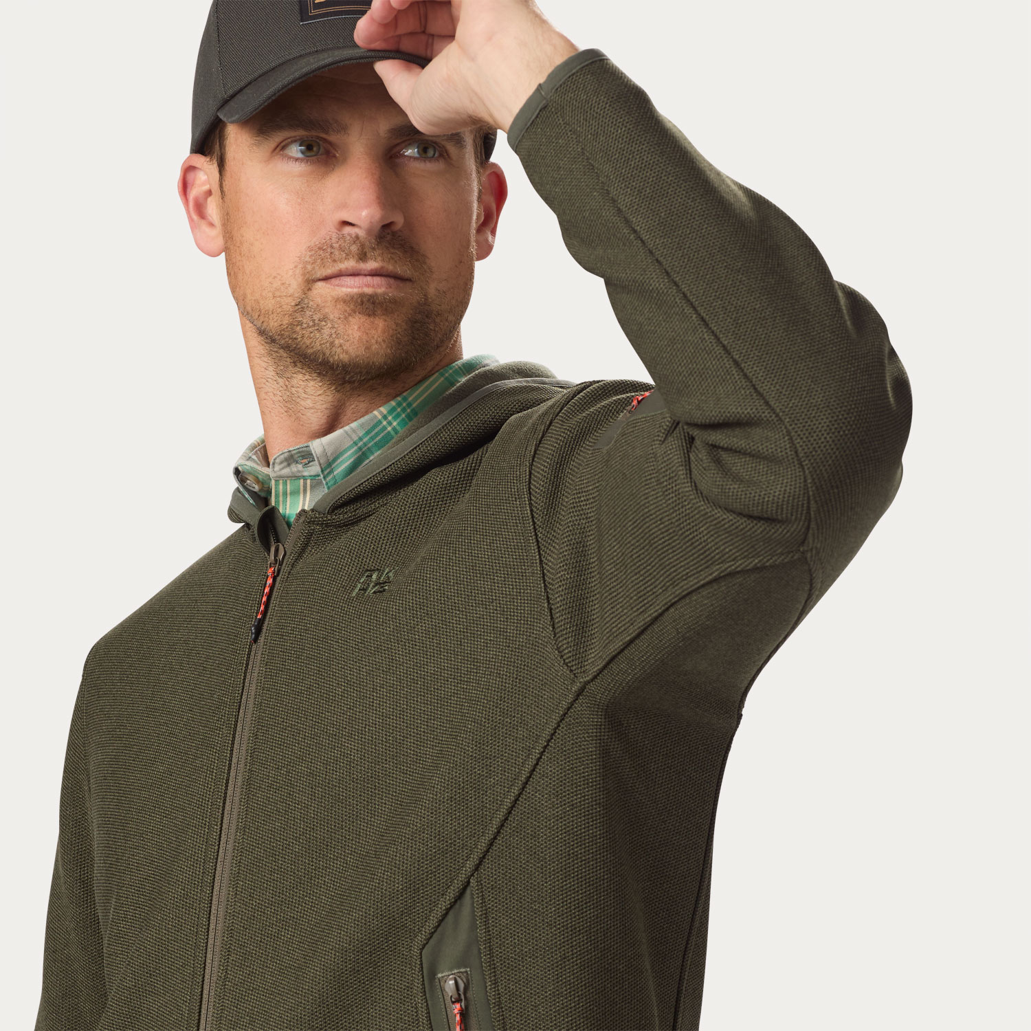 Men's AKHG Graveltec Full-Zip Hoodie