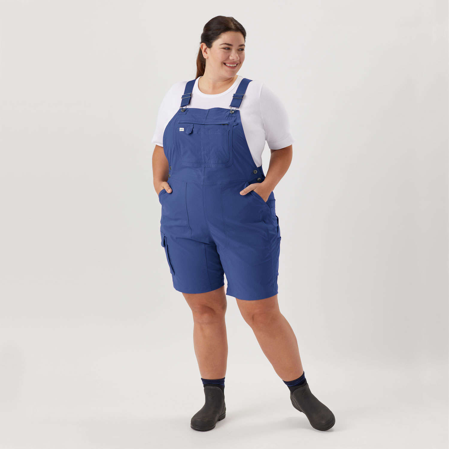 Women's Plus Heirloom Gardening Short Overalls | Duluth Trading