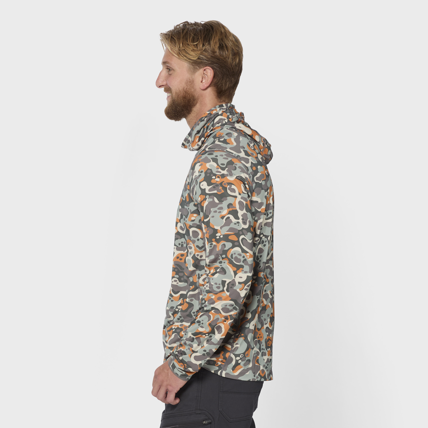 Men's AKHG Sunflare High-UPF Cooling Gaiter Hoodie