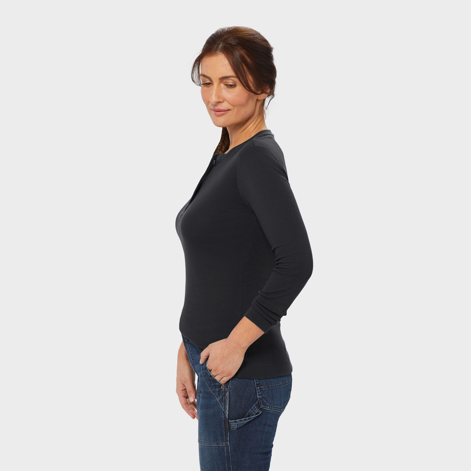 Women's Longtail T Long Sleeve Henley