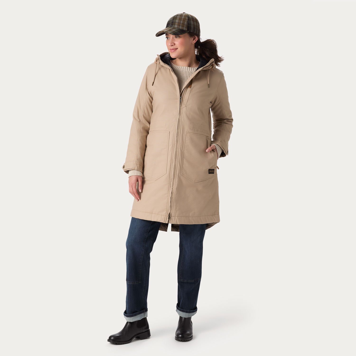 Women's Fire Hose Lightweight Insulated Coat