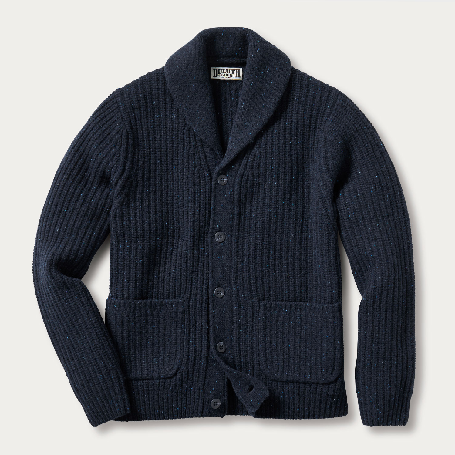 Men's Lambswool Shawl Collar Cardigan