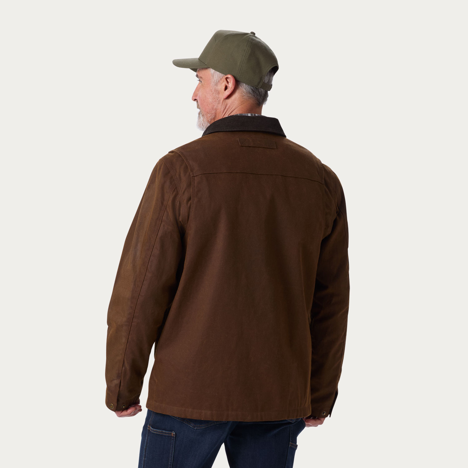 Men's Waxed Fire Hose Chore Jacket