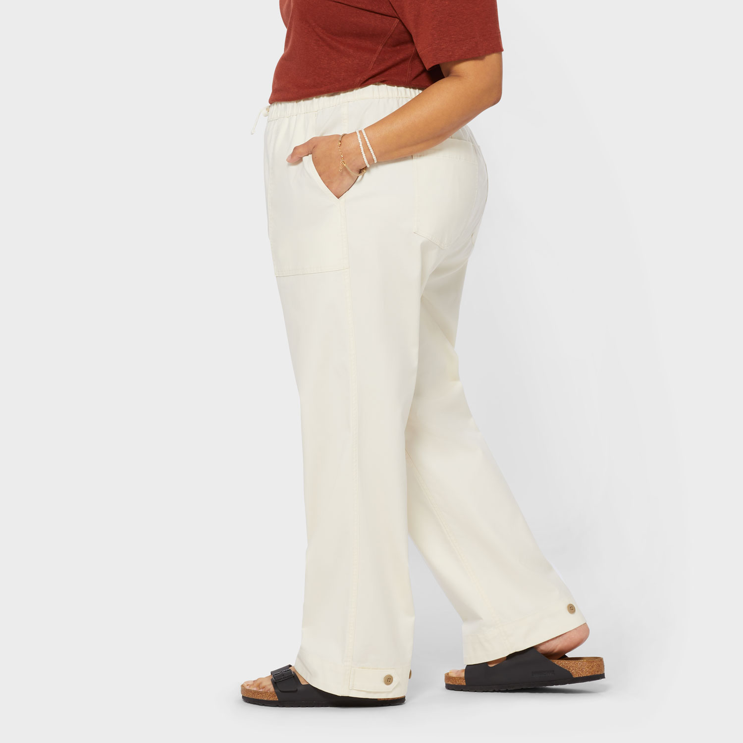 Women's Plus Dobby Pull-On Pants