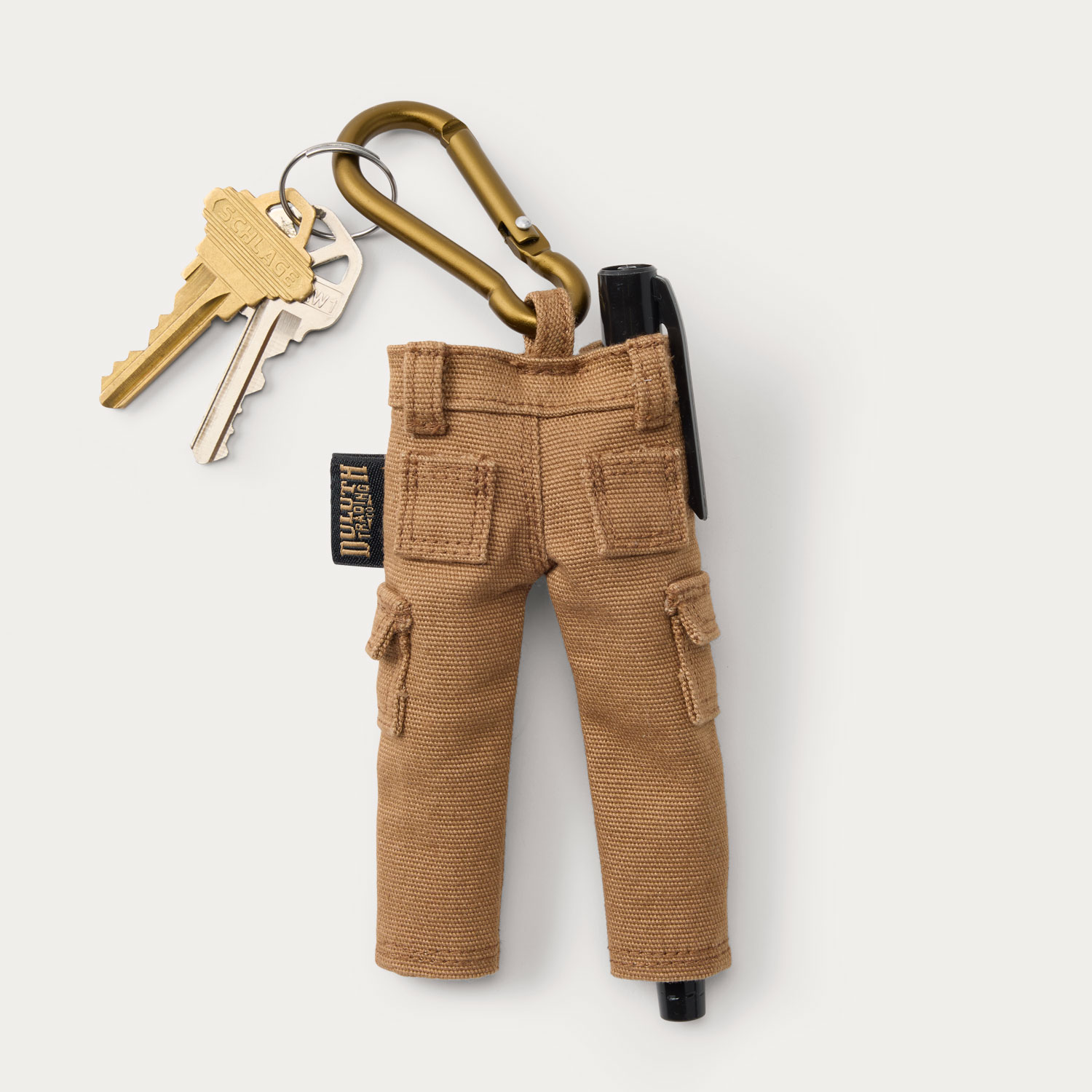 Duluth Fire Hose Tiny Pants Keychain