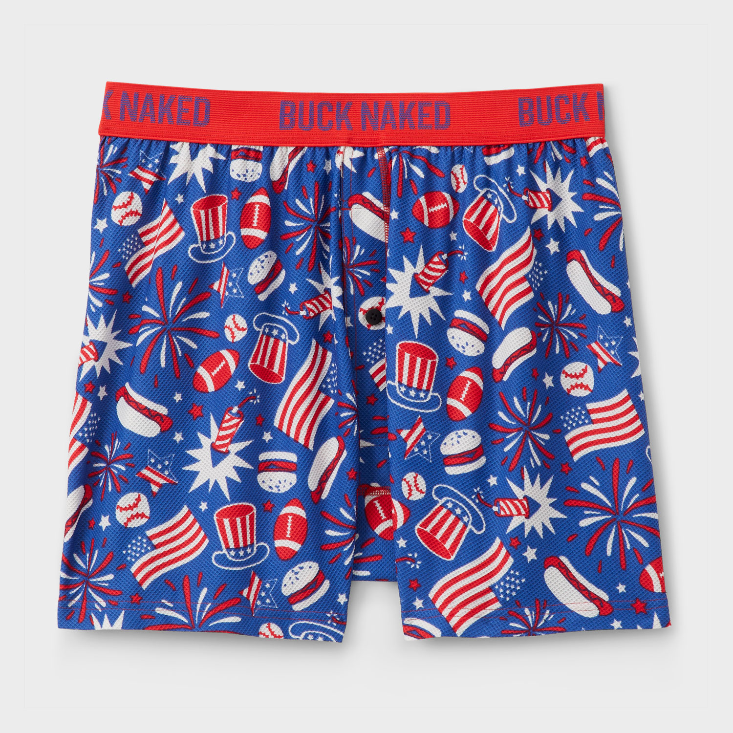 Men's Buck Naked Pattern Boxers
