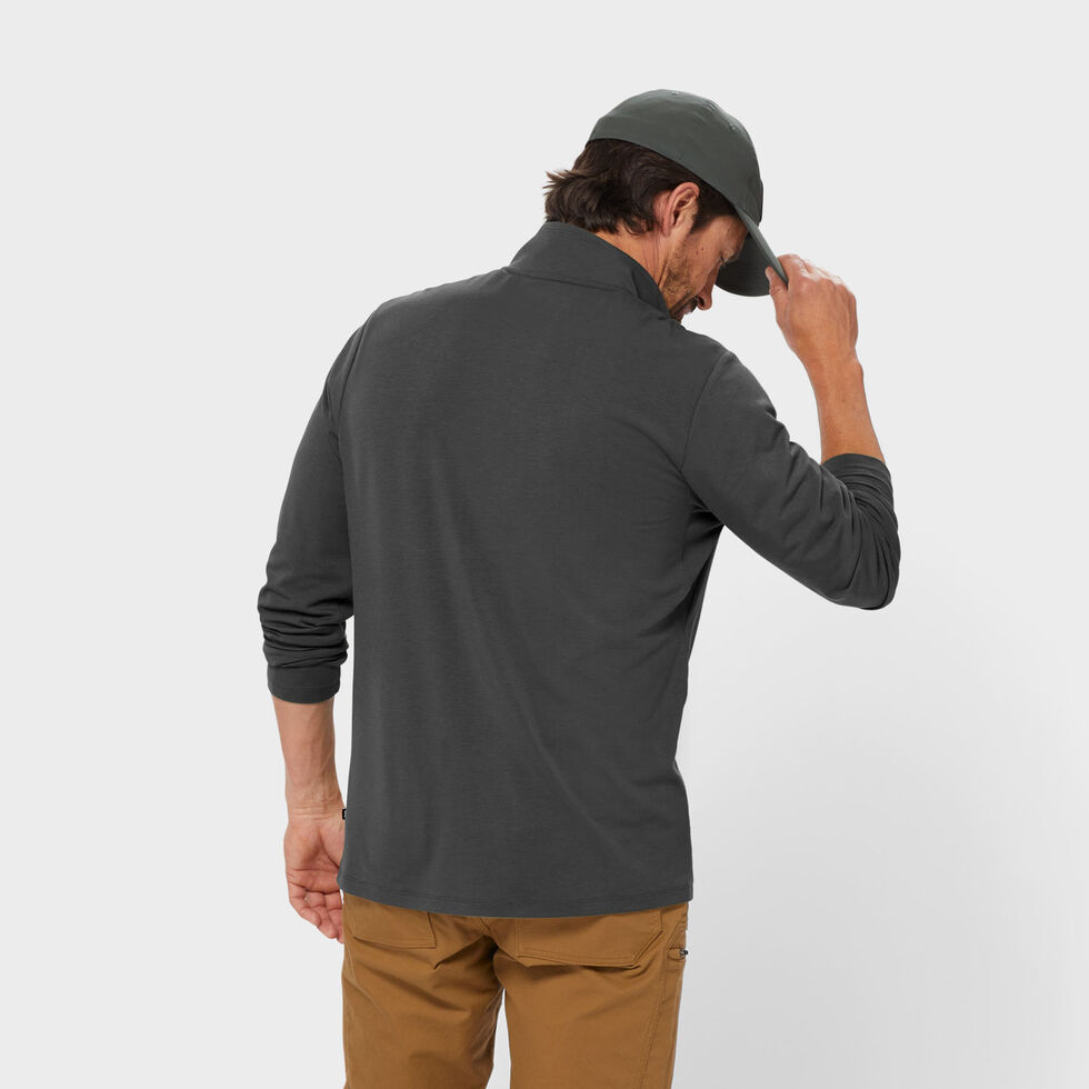 Men's AKHG Renew Bamboo 1/4 Zip Mock