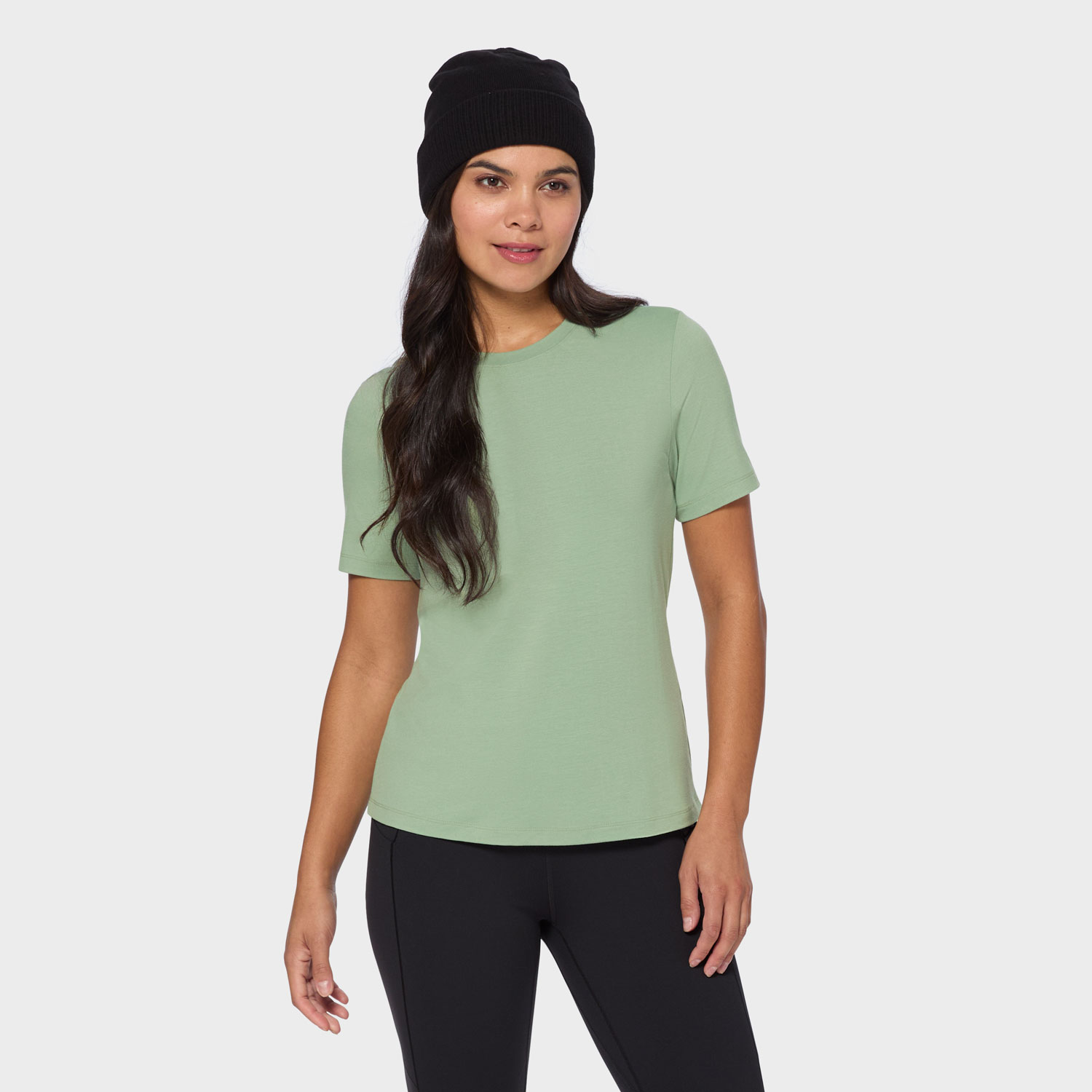 Women's AKHG Renew Bamboo Crewneck Short Sleeve Tee