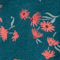 Deep Lake Blue Floral