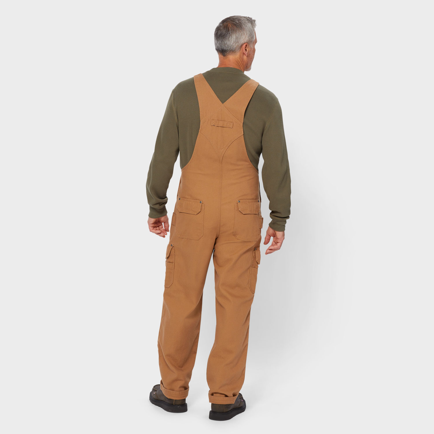 Men's Fire Hose Bib Overalls