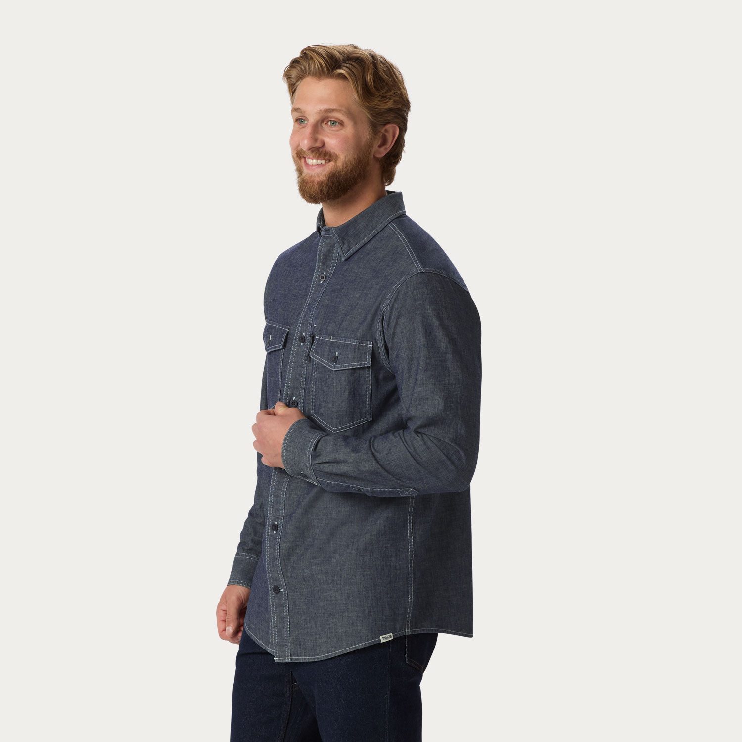 Men's No Quit Utility Standard Fit Chambray Shirt