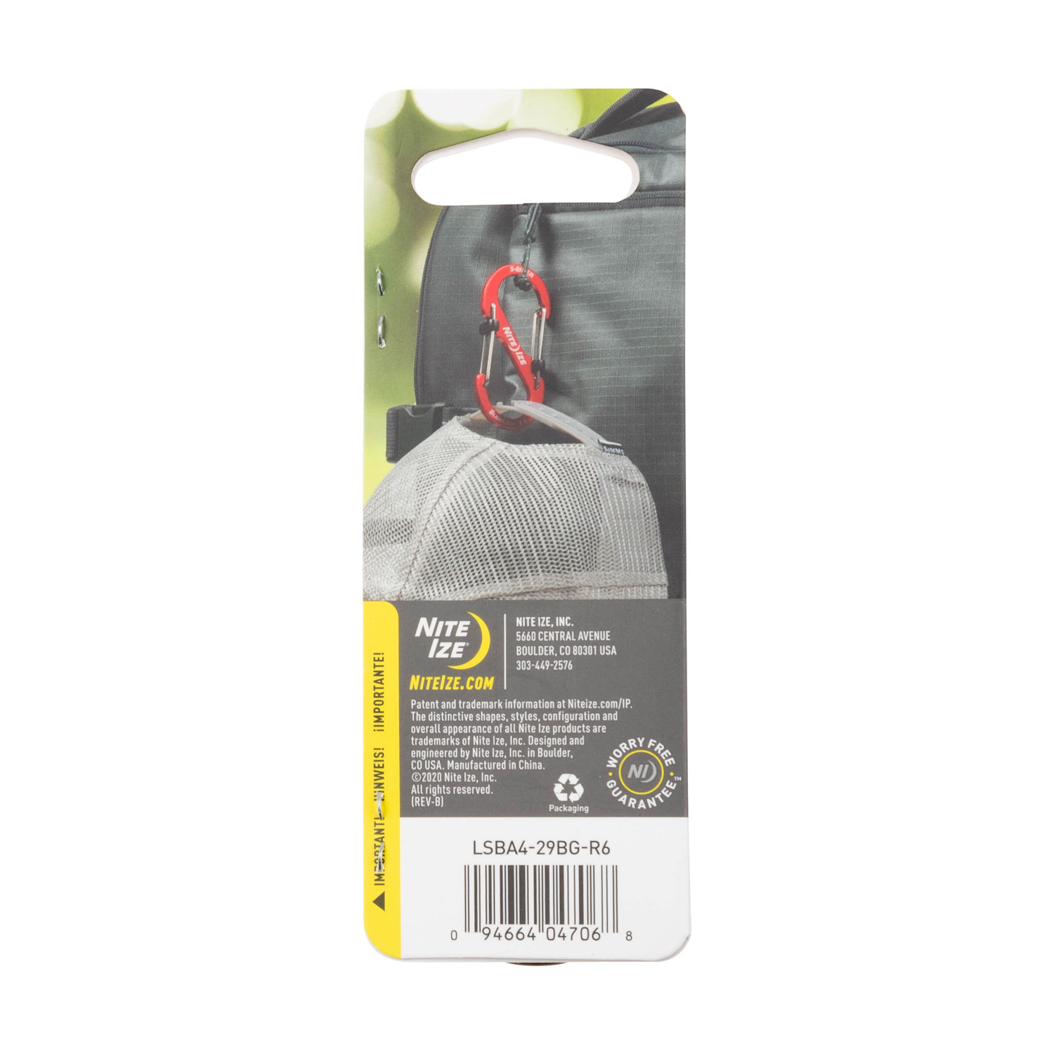 NiteIze S-Biner SlideLock Aluminum #4