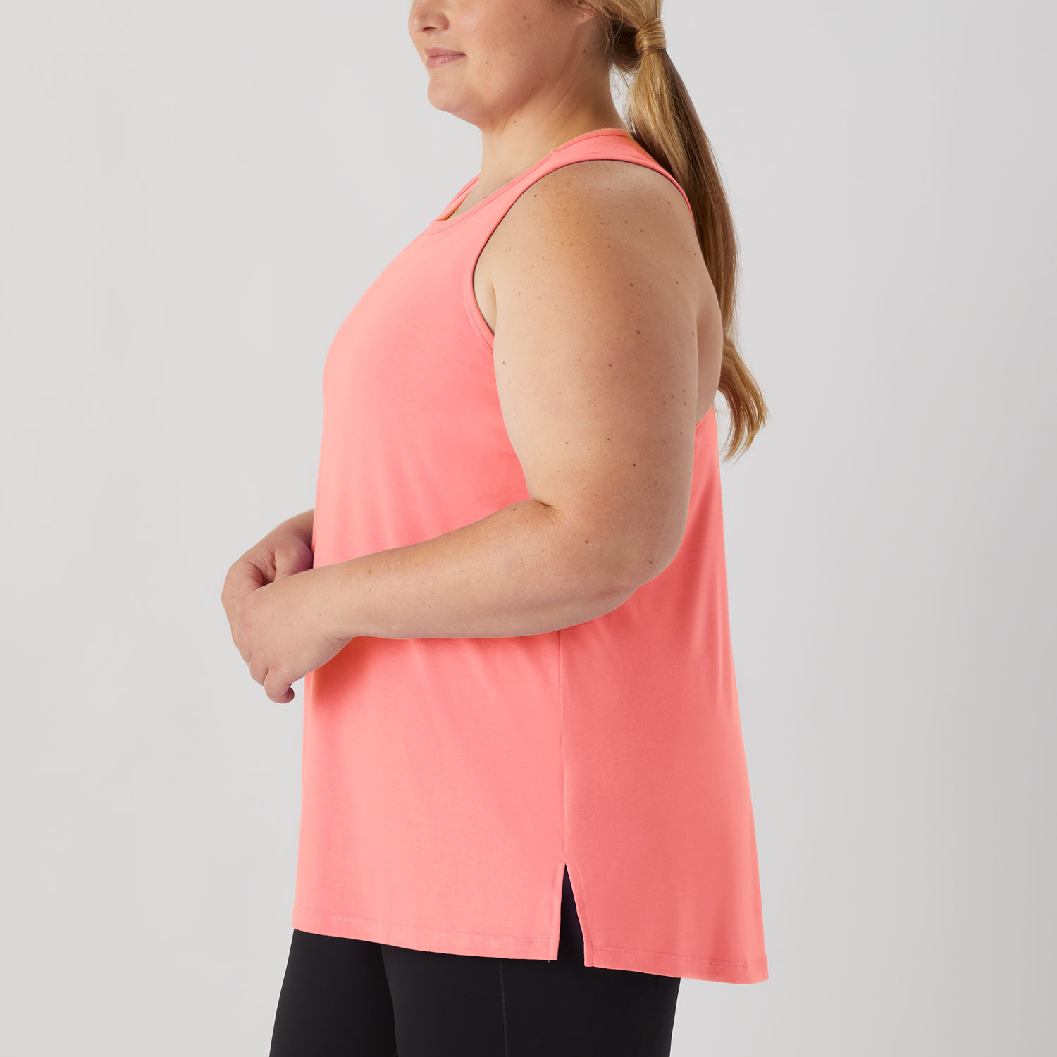 Women's Plus AKHG Renew Bamboo Racerback Tank