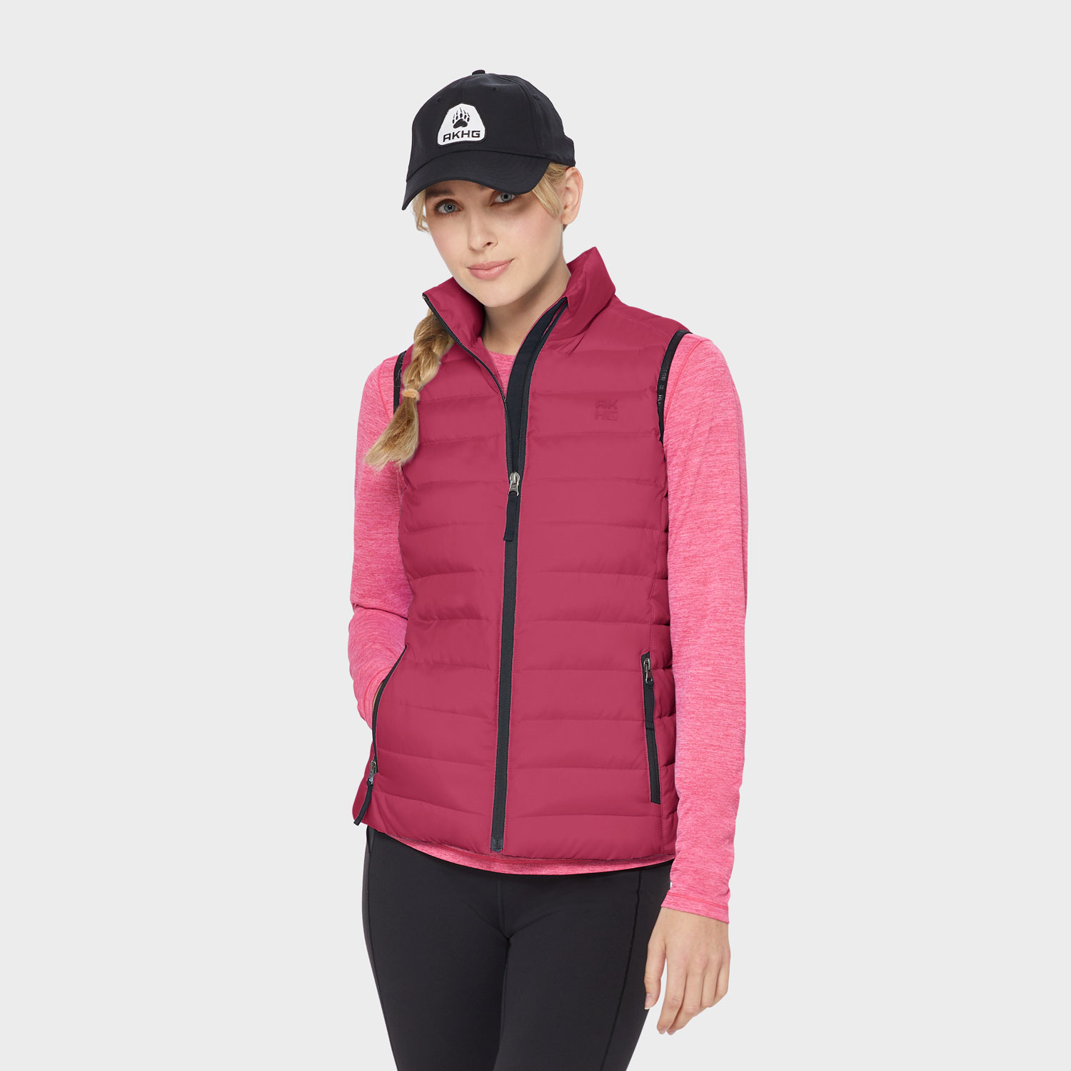 Women's AKHG Puffin Mock Vest