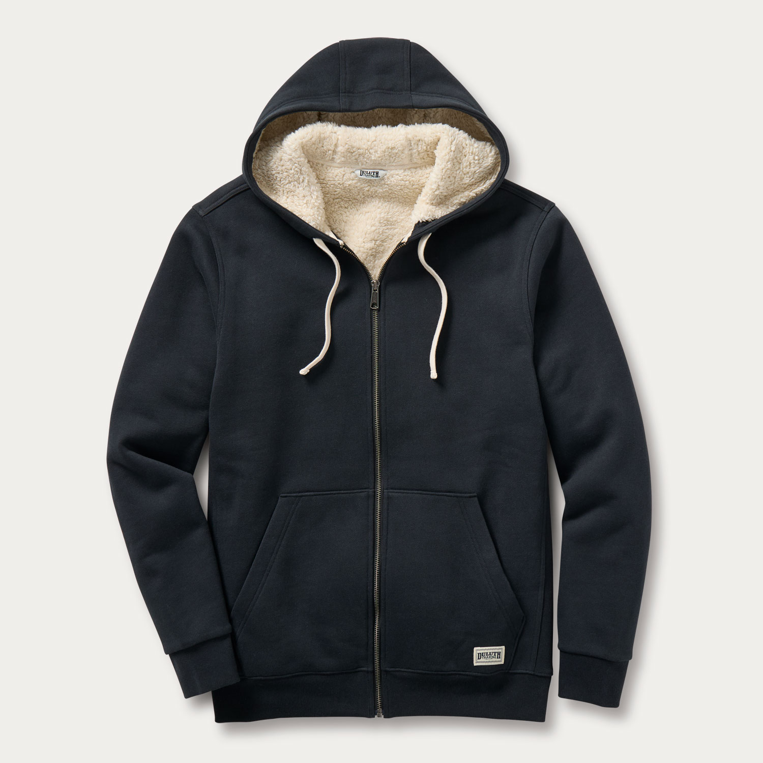 Men's Souped-Up Sweats Sherpa Lined Full-Zip Hoodie