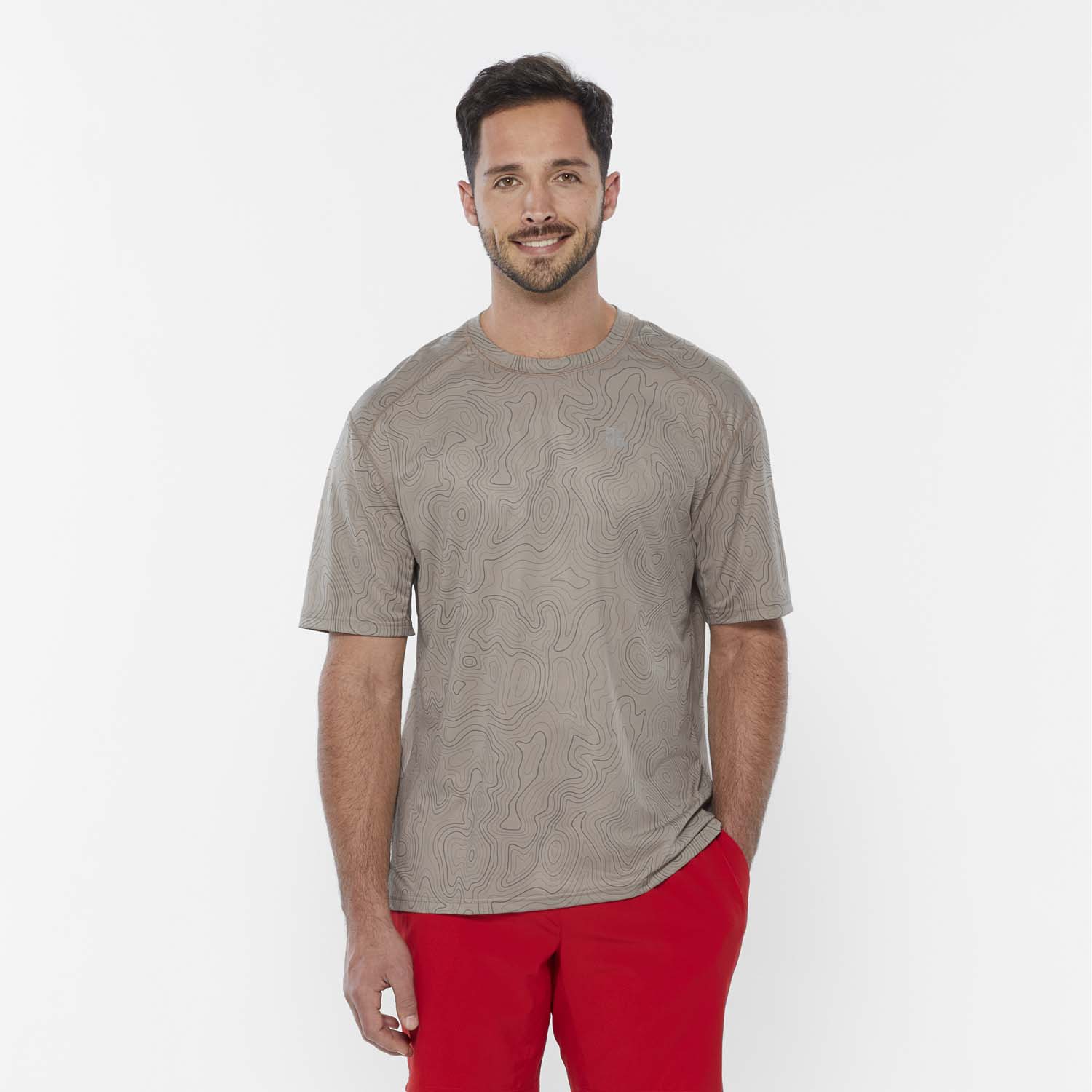 Men's AKHG Tun-Dry Relaxed Fit Short Sleeve T-Shirt