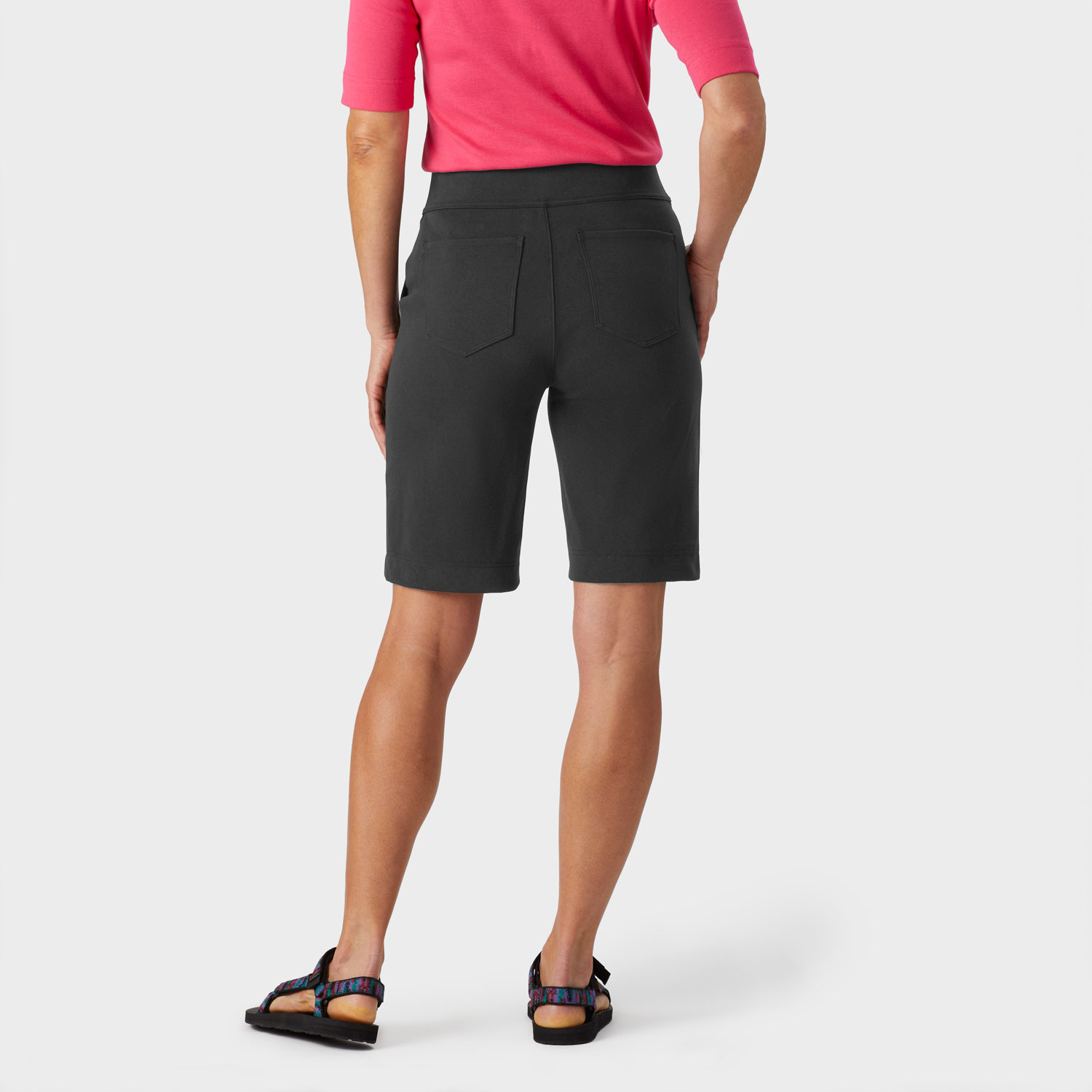 Women's NoGA Naturale Cotton Pull-On 10" Shorts