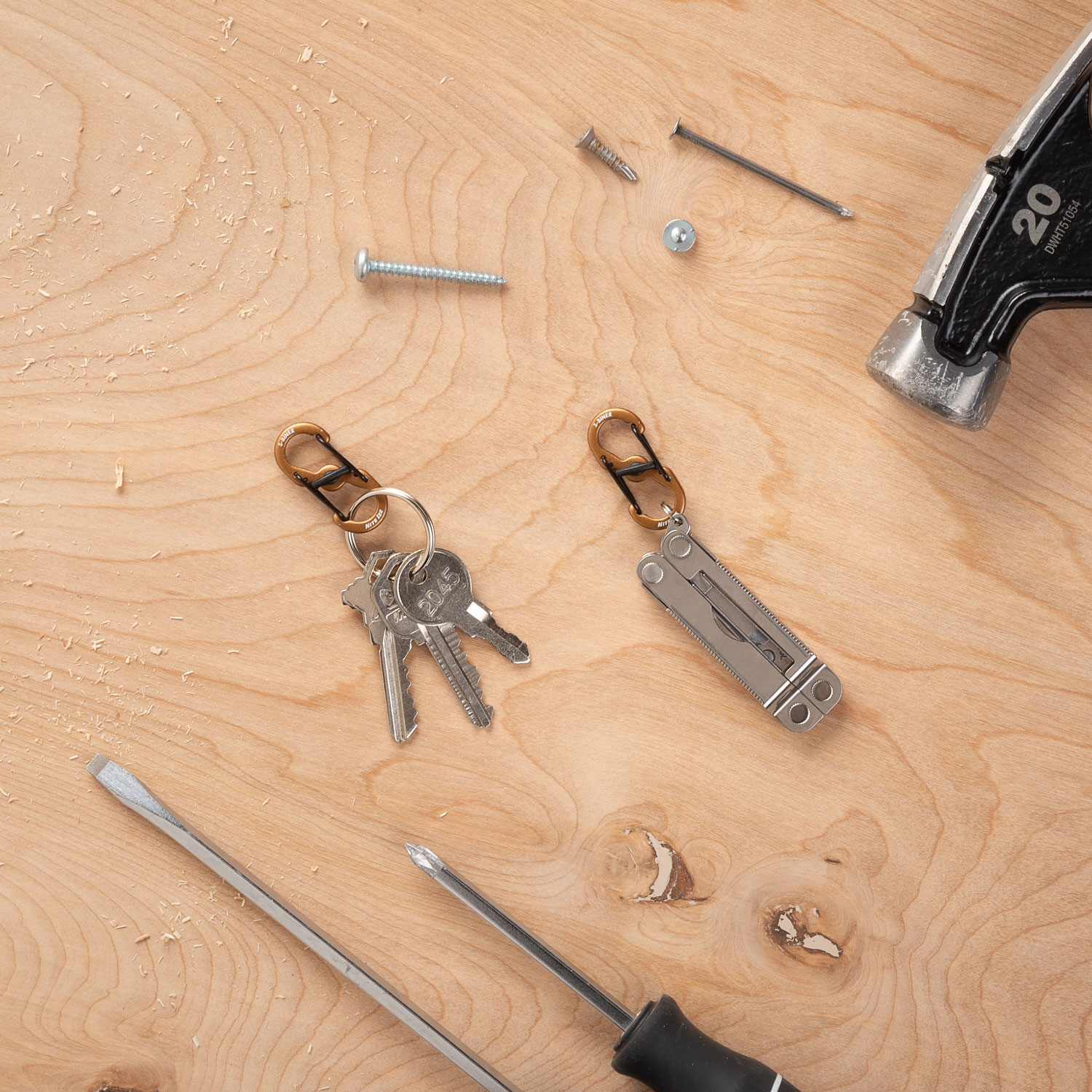 NiteIze S-Biner MicroLock Aluminum - 5 Pk.