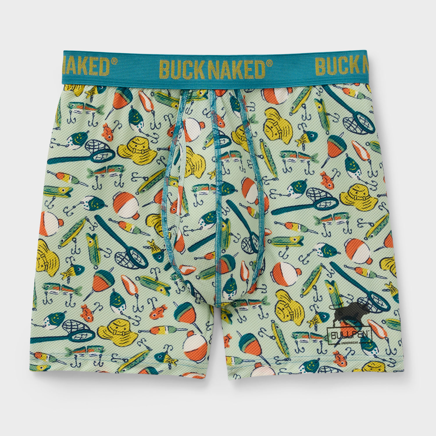 Men's Buck Naked Pattern Bullpen Boxer Briefs
