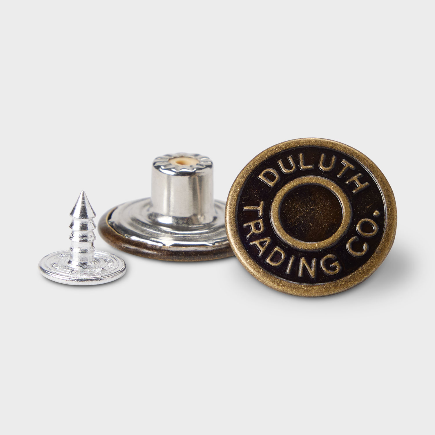 8-Pack Antique Gold Buttons