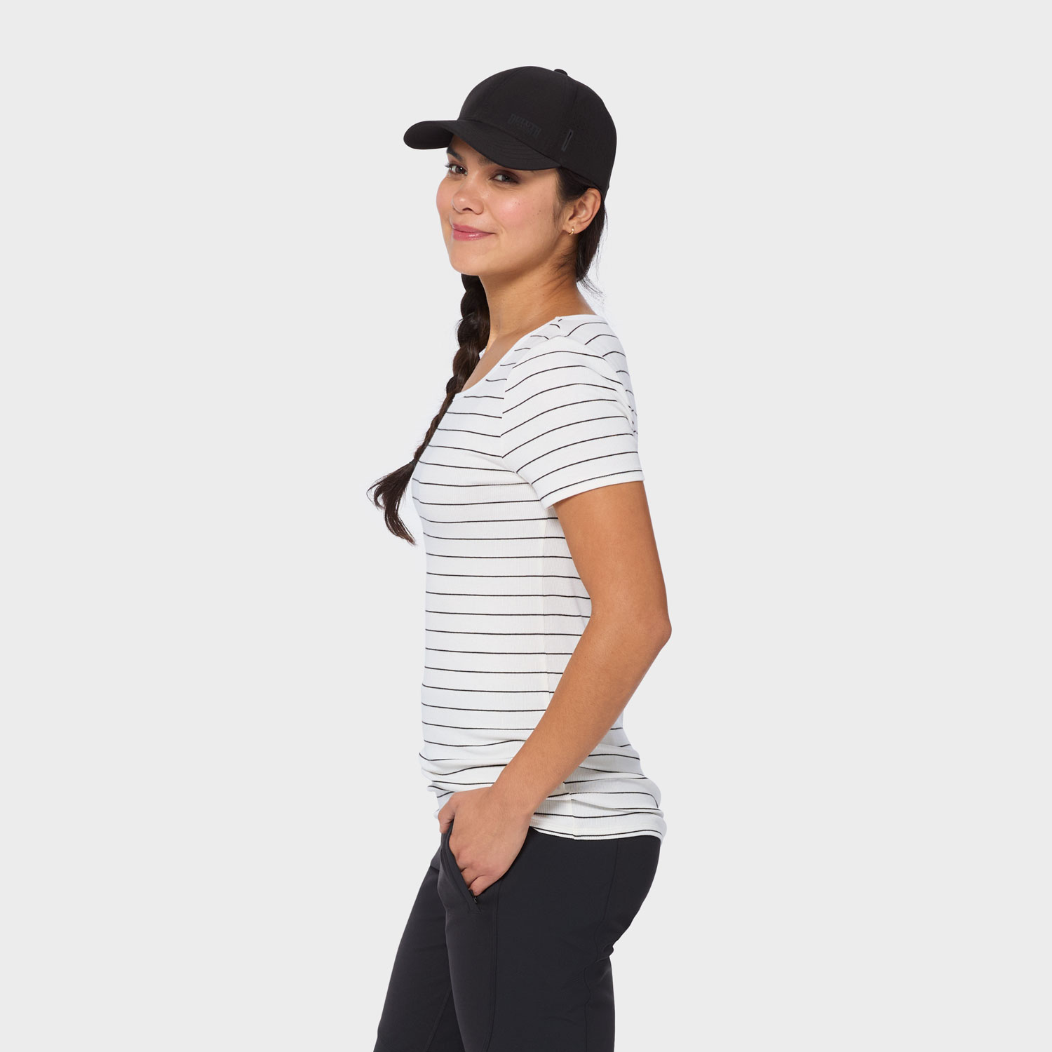 Women's No-Yank Luxe Rib Short Sleeve Tee