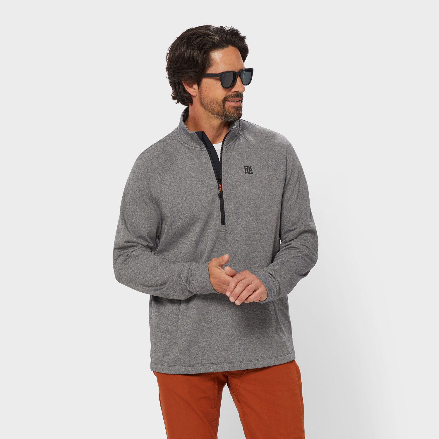 Men's AKHG Crosslayer Fleece 1/4 Zip Mock