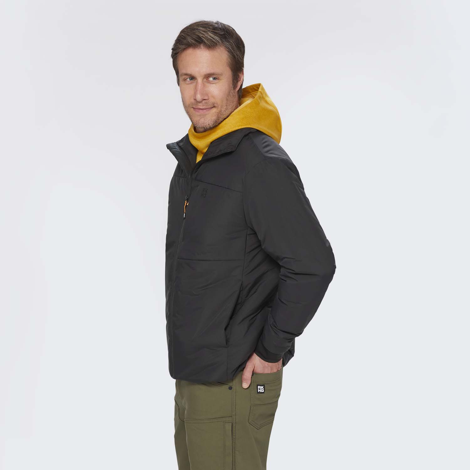 Men's AKHG Livengood Full Zip Mock Jacket
