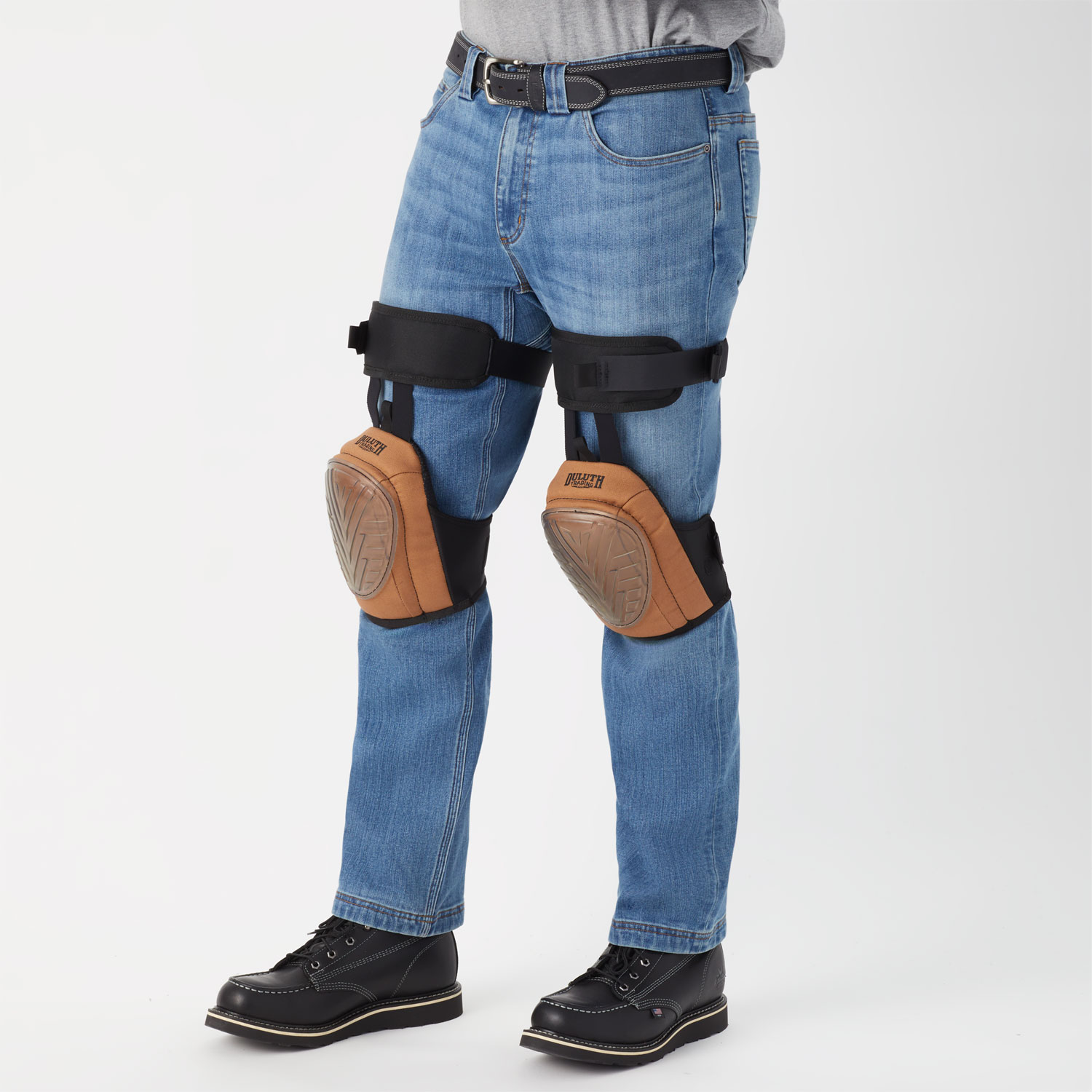 Hinged Deluxe Fire Hose Knee Pads