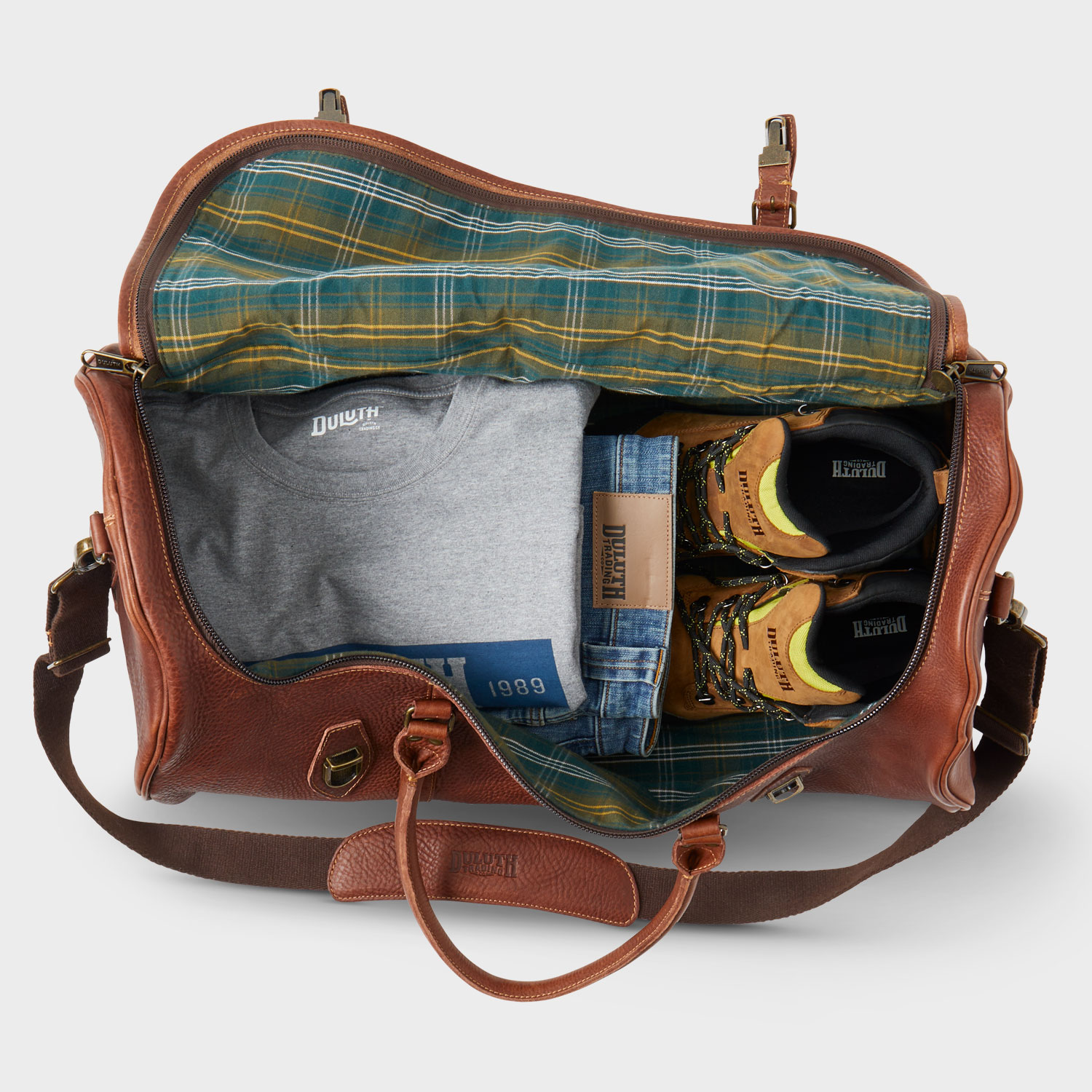 Lifetime Leather Duffle Bag