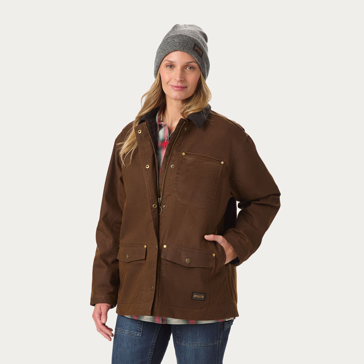 Women's Waxed Fire Hose Jacket