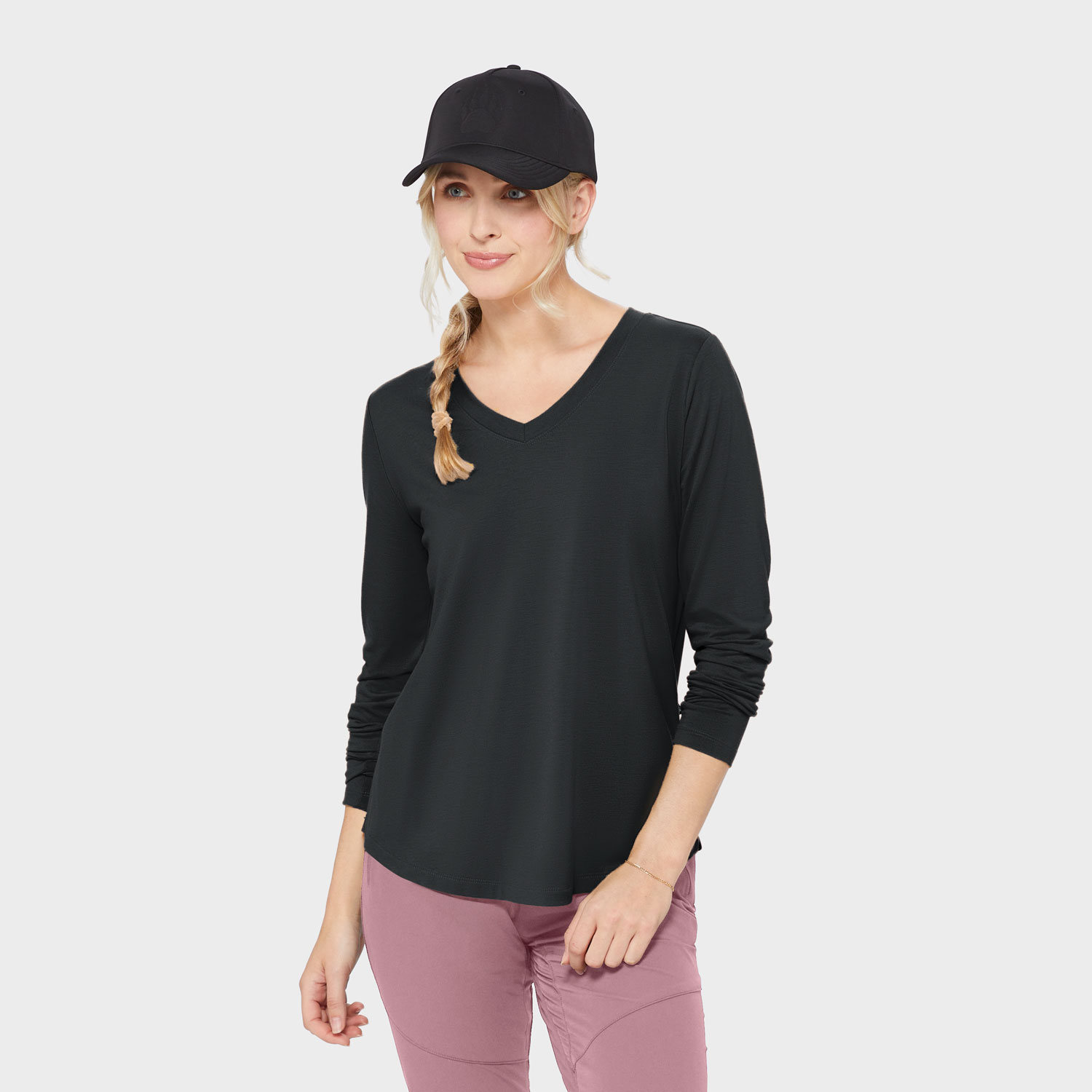 Women's AKHG Renew Bamboo Long Sleeve Tee