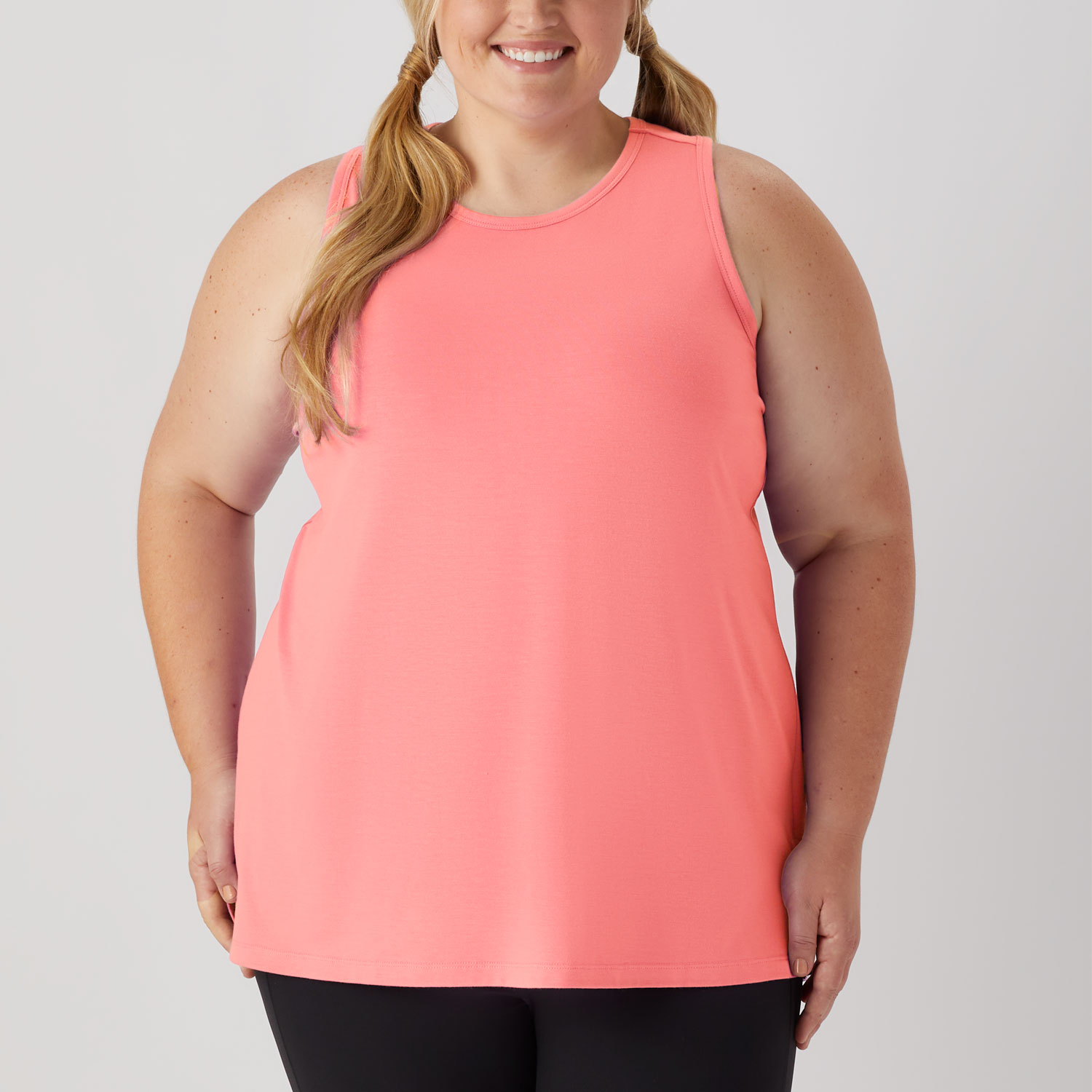 Women's Plus AKHG Renew Bamboo Racerback Tank