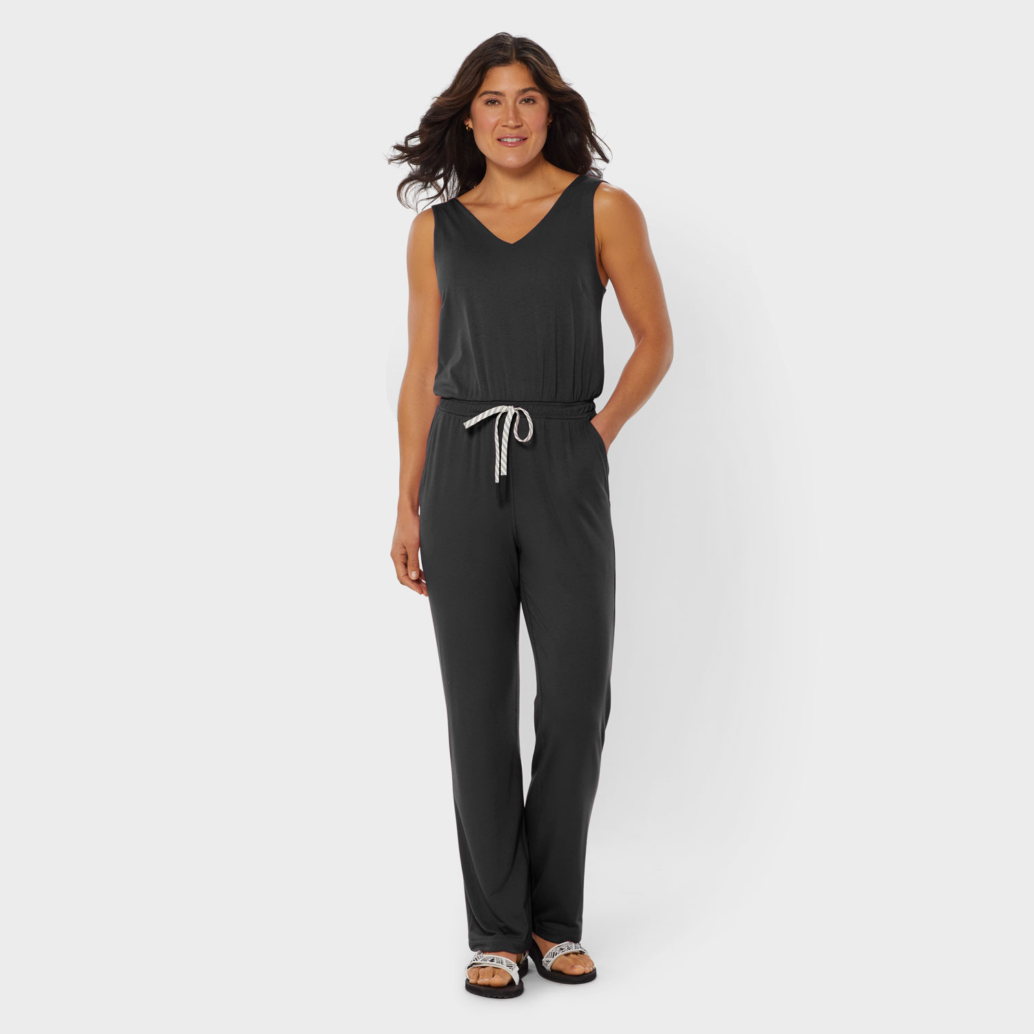 Women's AKHG Renew Bamboo Tank Jumpsuit