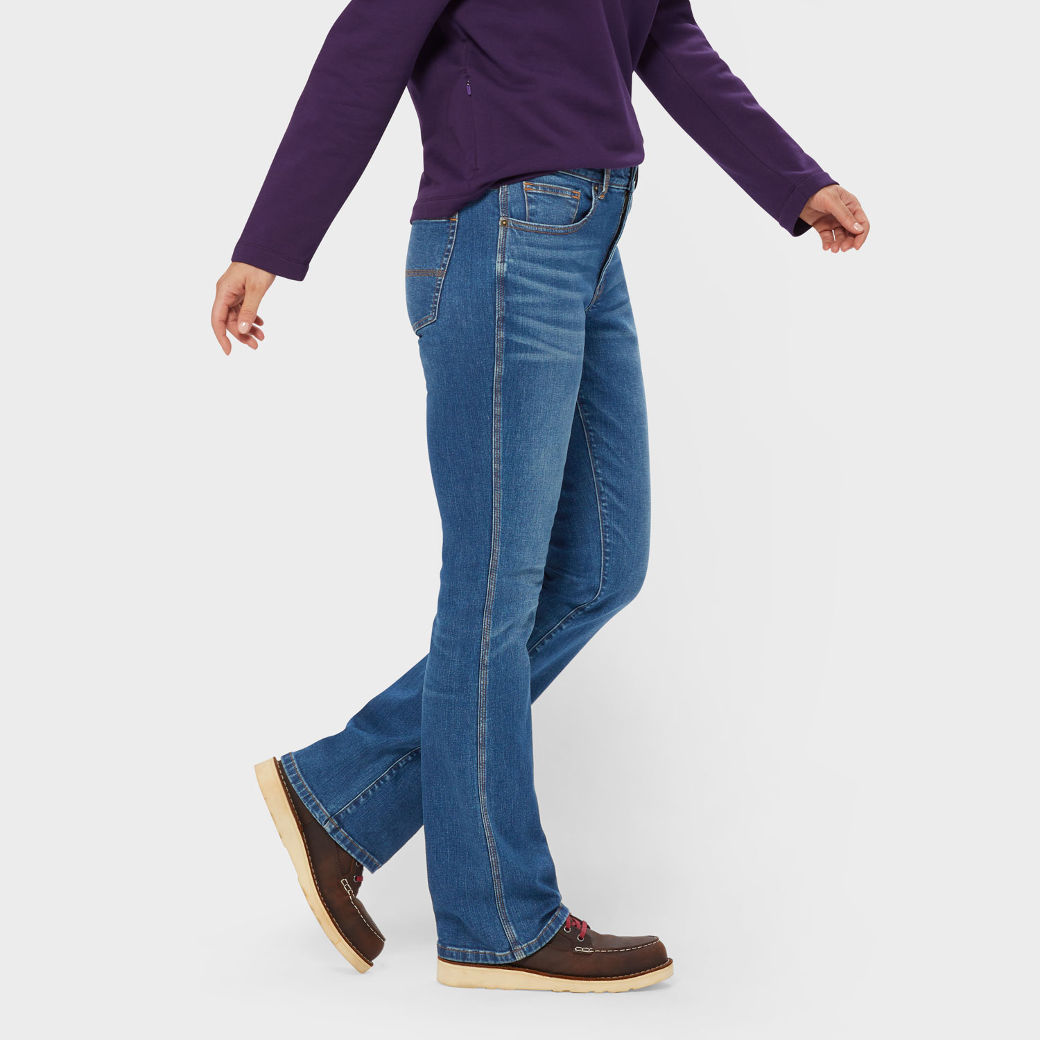 Women's Asset Management Mid-Rise Bootcut Jeans