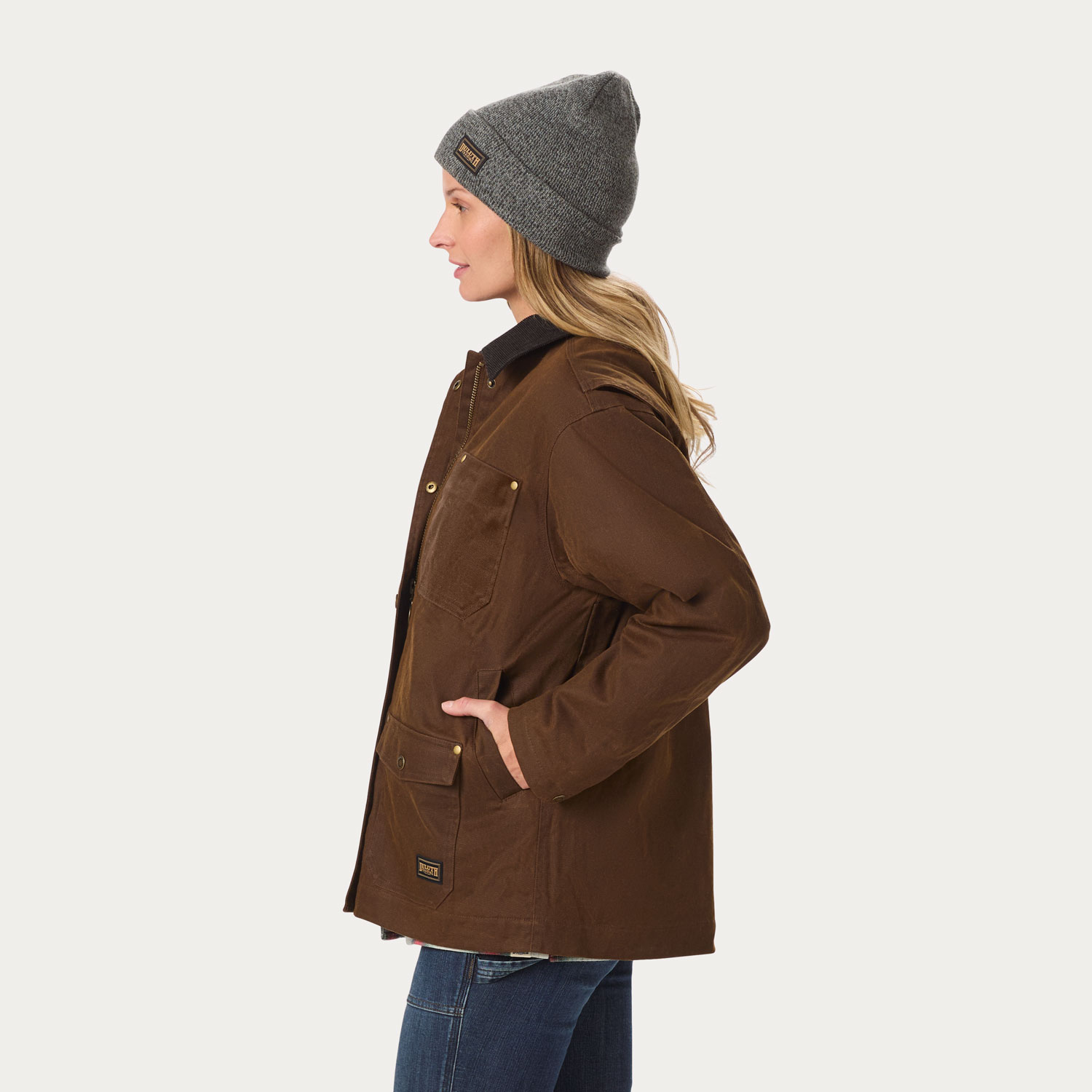 Women's Waxed Fire Hose Jacket