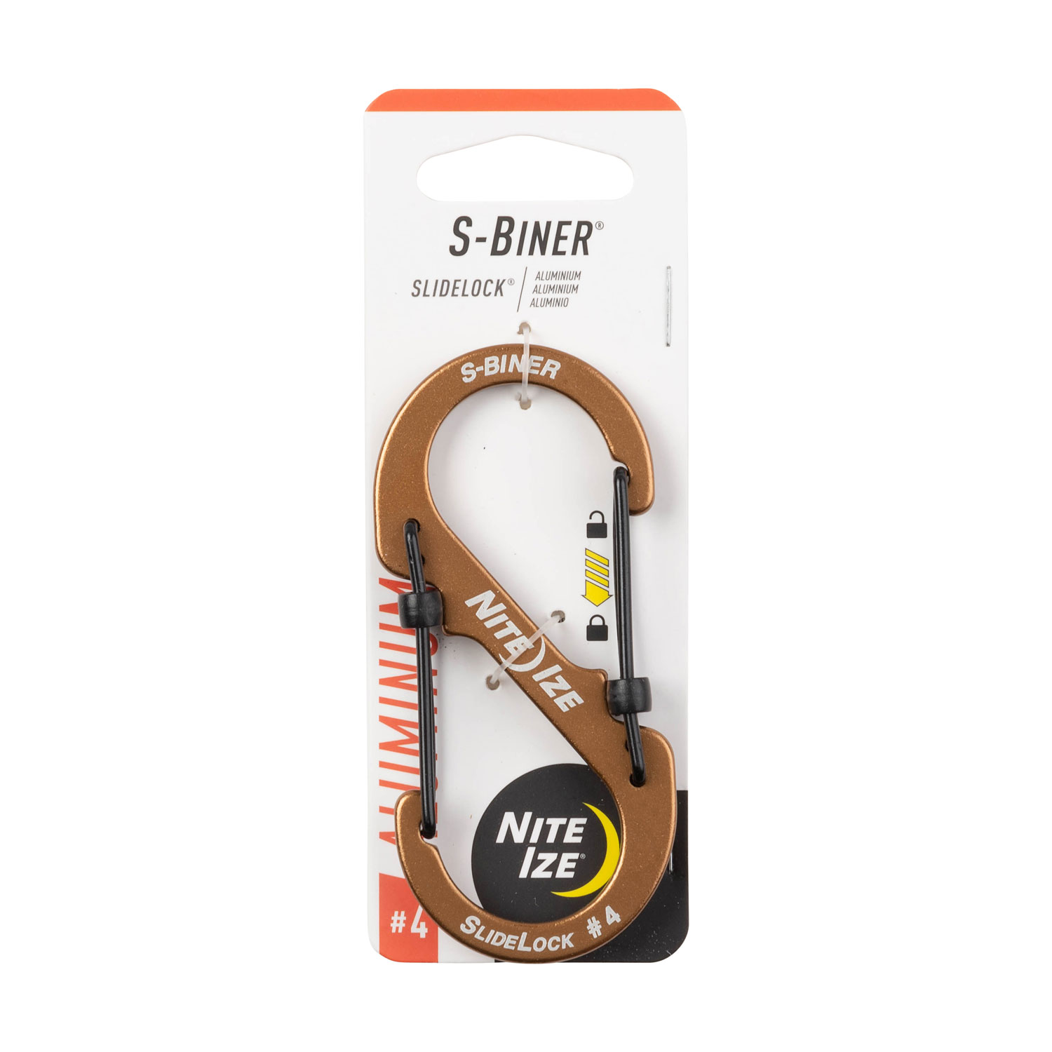 NiteIze S-Biner SlideLock Aluminum #4