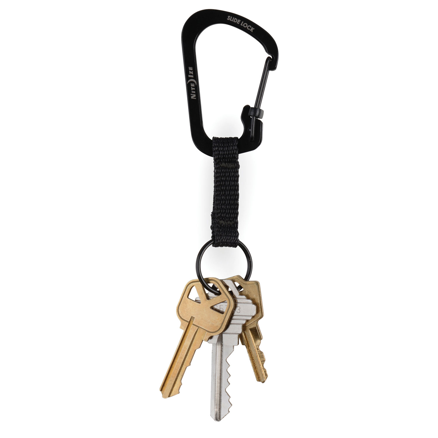 NiteIze SlideLock Key Ring Stainless Steel
