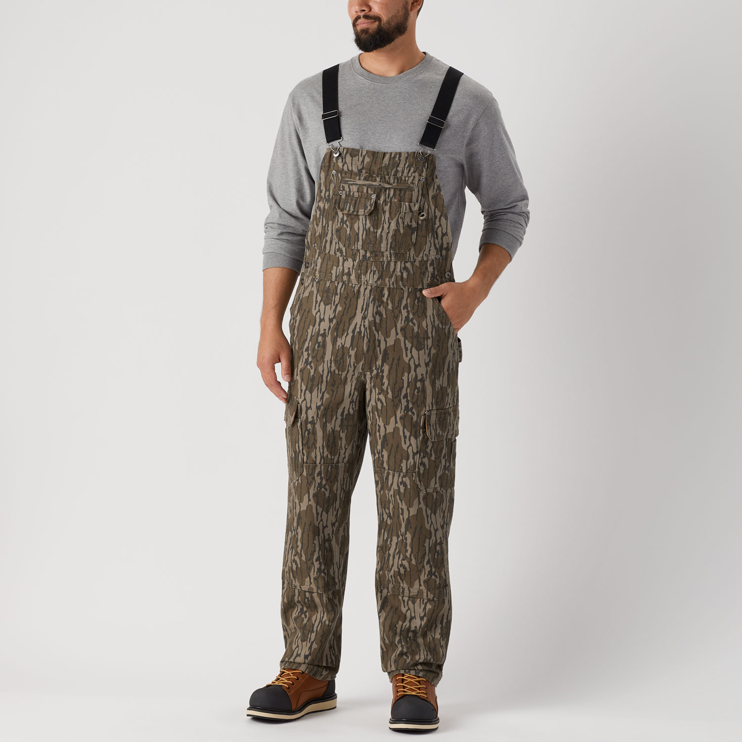 Men's Fire Hose Mossy Oak Ultimate Bib Overalls | Duluth Trading