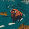 Grazing Buffalo Print
