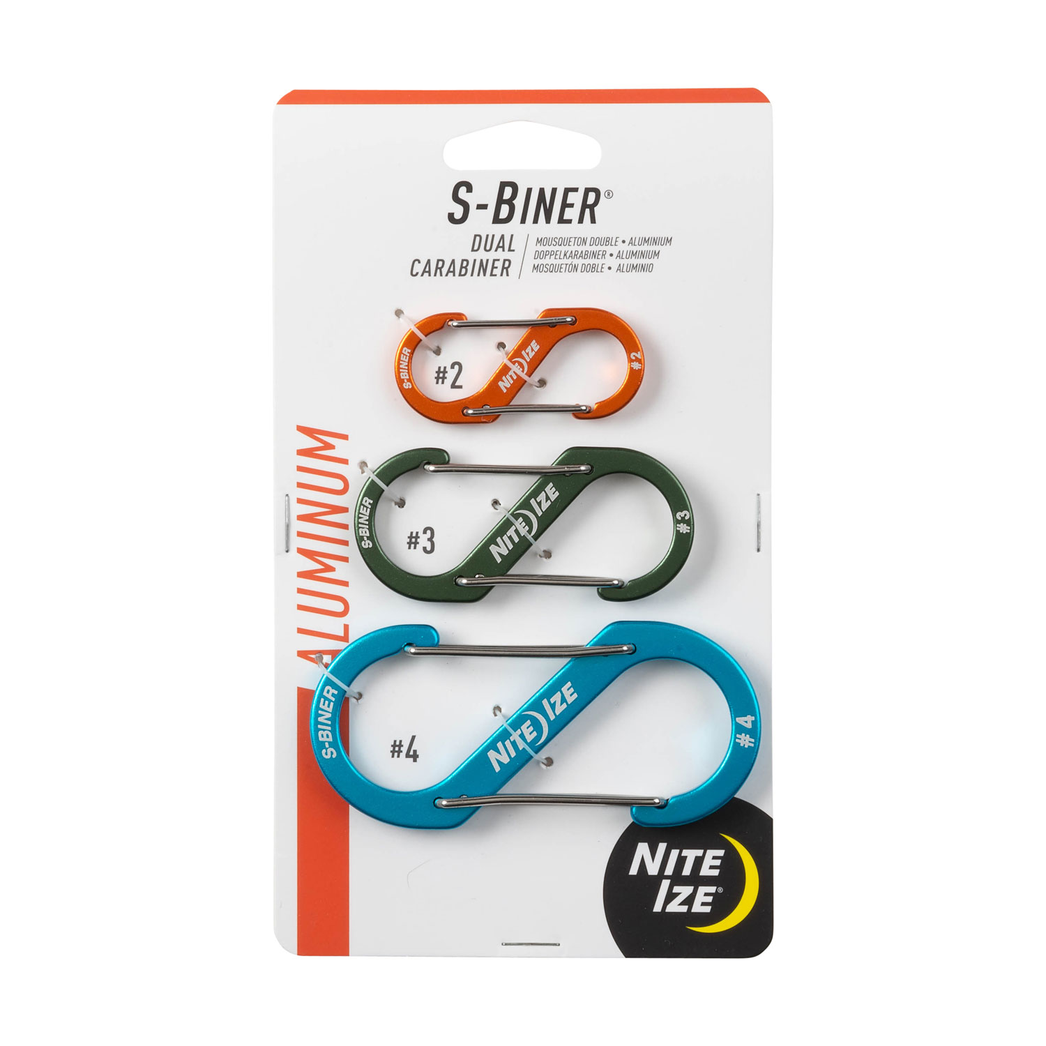 NiteIze S-Biner Aluminum Dual Carabiner Combo - 3 Pk.
