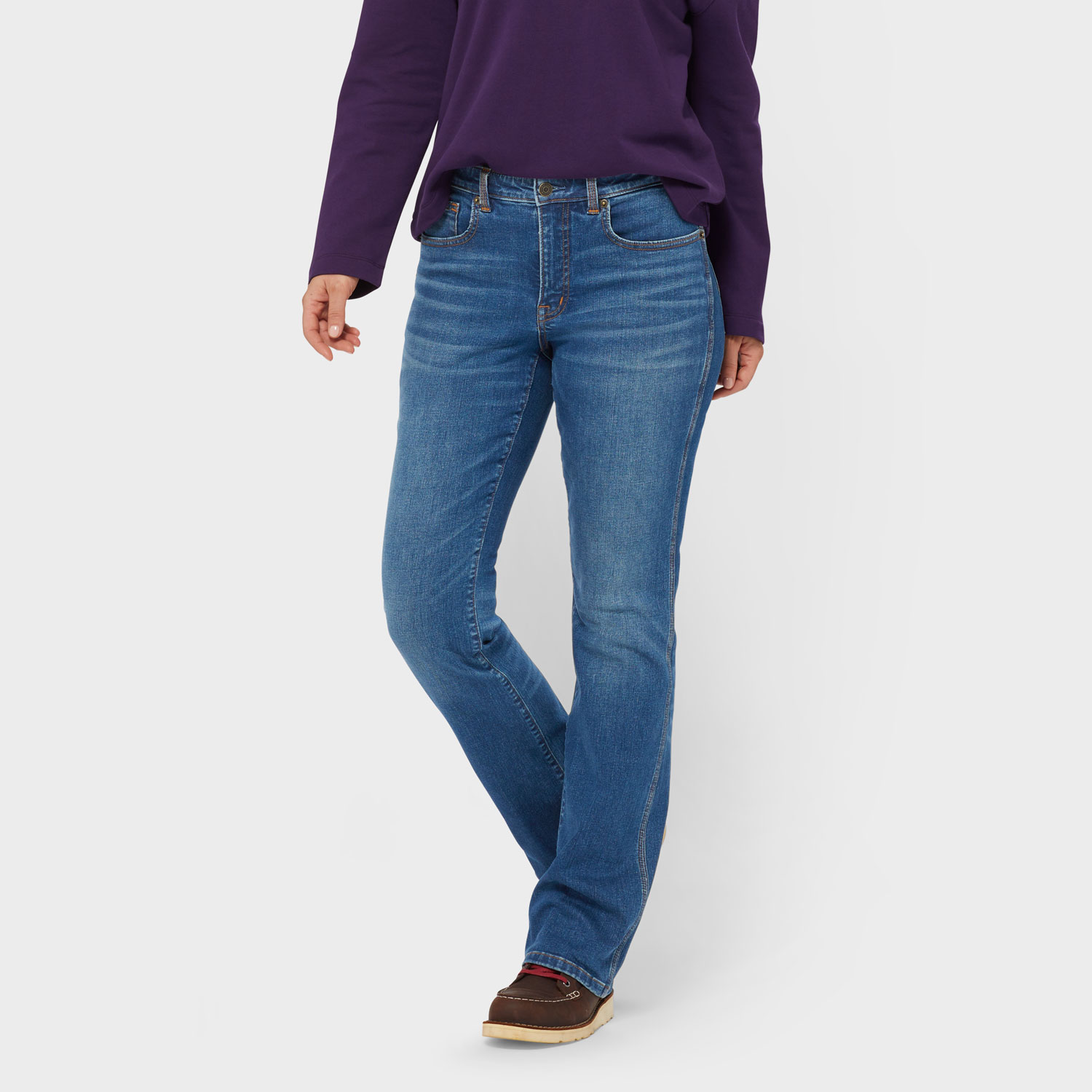 Women's Asset Management Mid-Rise Bootcut Jeans