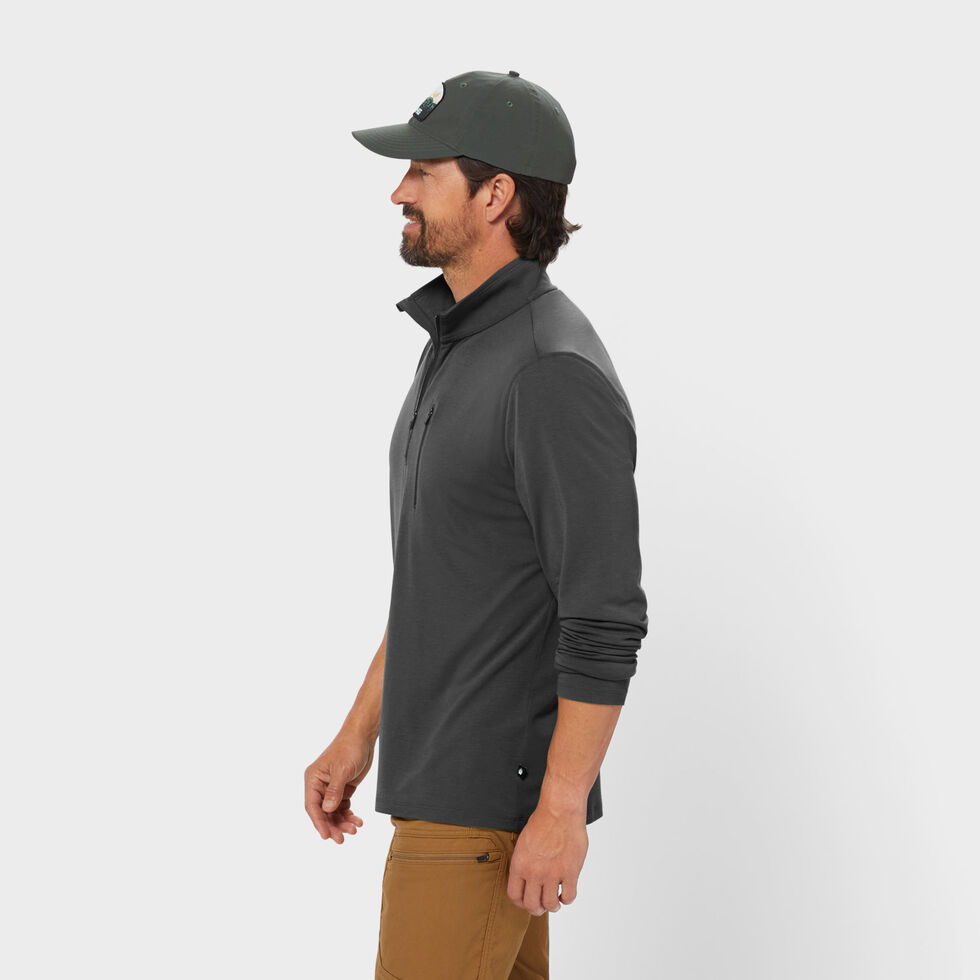 Men's AKHG Renew Bamboo 1/4 Zip Mock